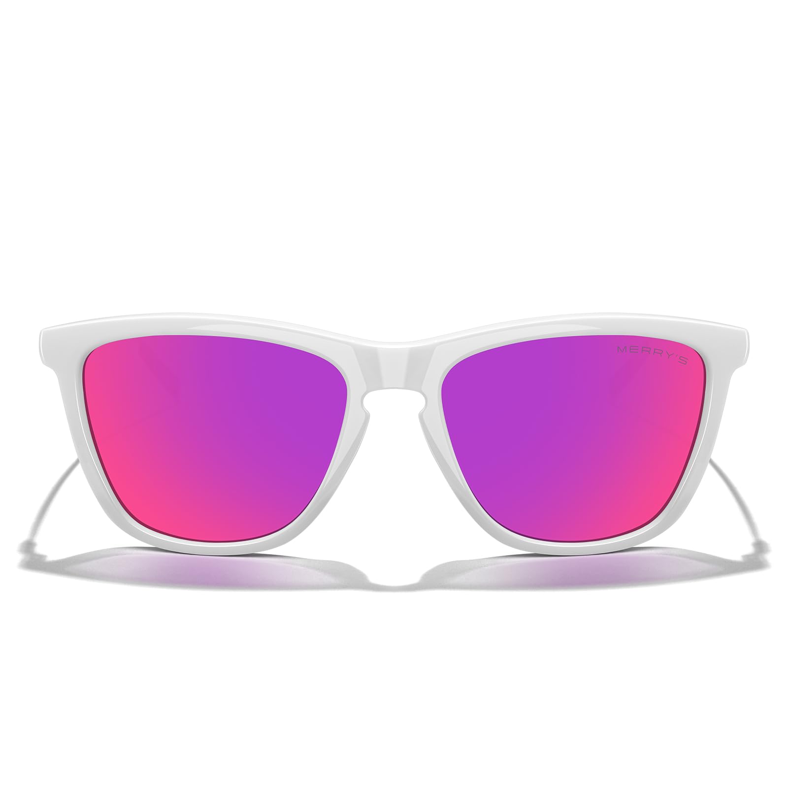 MERRY'S Unisex Polarized Sunglasses for Women & Men - Classic Retro Designer Style with Aluminum Arms - UV Protection for Driving, Fishing & Outdoor Activities
