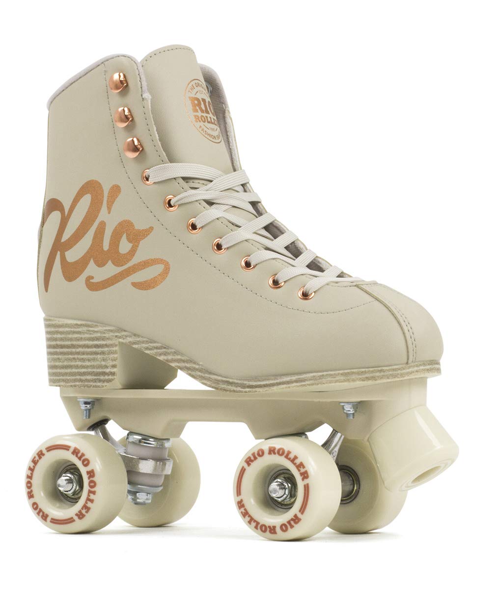 Rio Roller Rose Quad Skates for Kids & Youth - Unisex Adjustable Roller Skates for Girls & Boys - Perfect for Indoor & Outdoor Skating, Rink, Park, and Birthday Parties