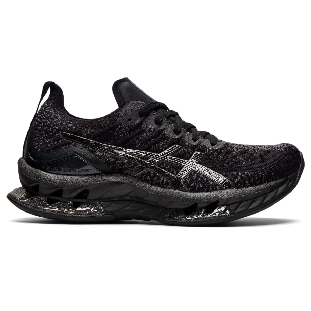 ASICS Women's Kinsei Blast Running Shoes - Size 11 | Black/Black | Lightweight Cushioned Sneakers for Road Running, Jogging & Gym Workouts