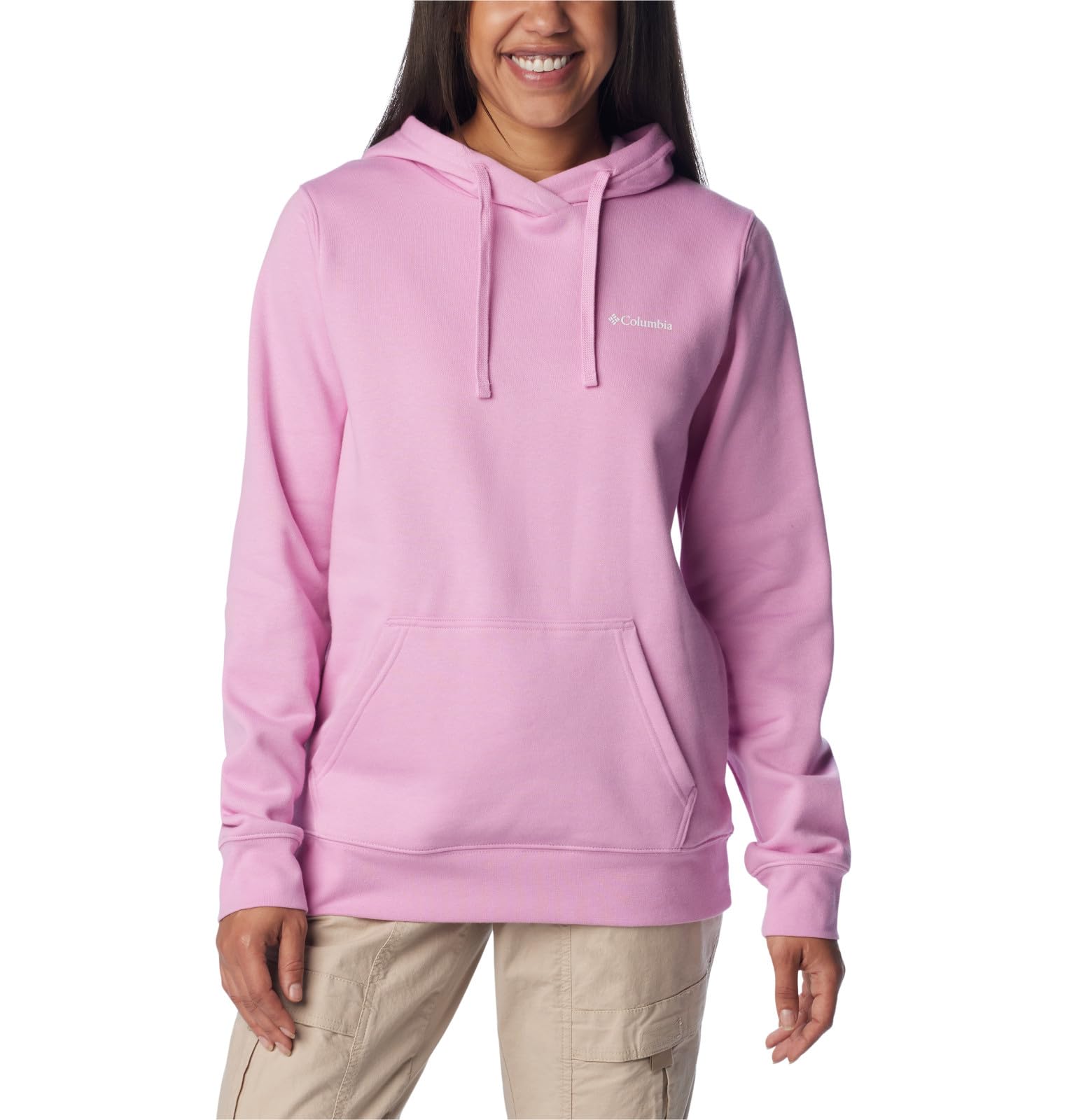 Columbia Women's Trek Graphic Hoodie - Lightweight Fleece Pullover for Hiking, Camping & Outdoor Adventures