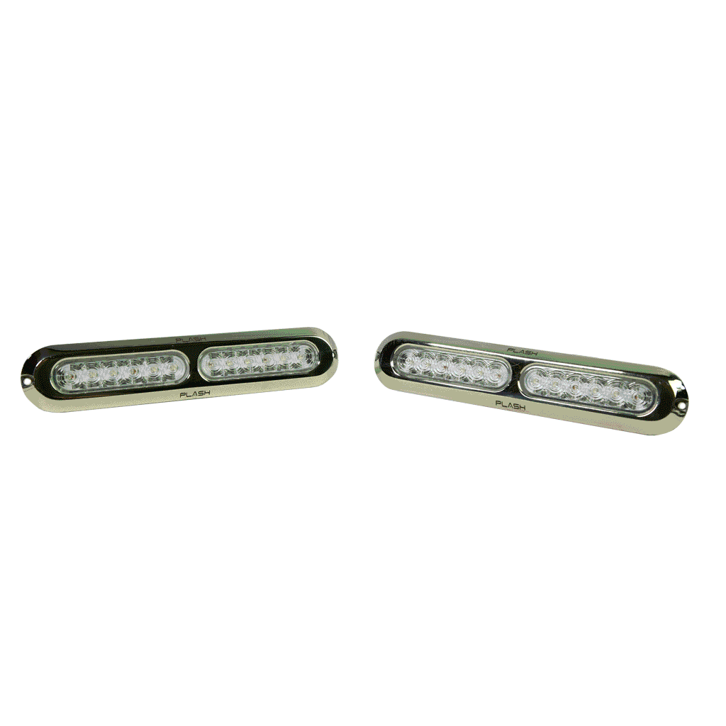 60W Underwater Transom Light Green - High Power LED Boat Navigation Light for Pontoon, Yacht & Marine Use