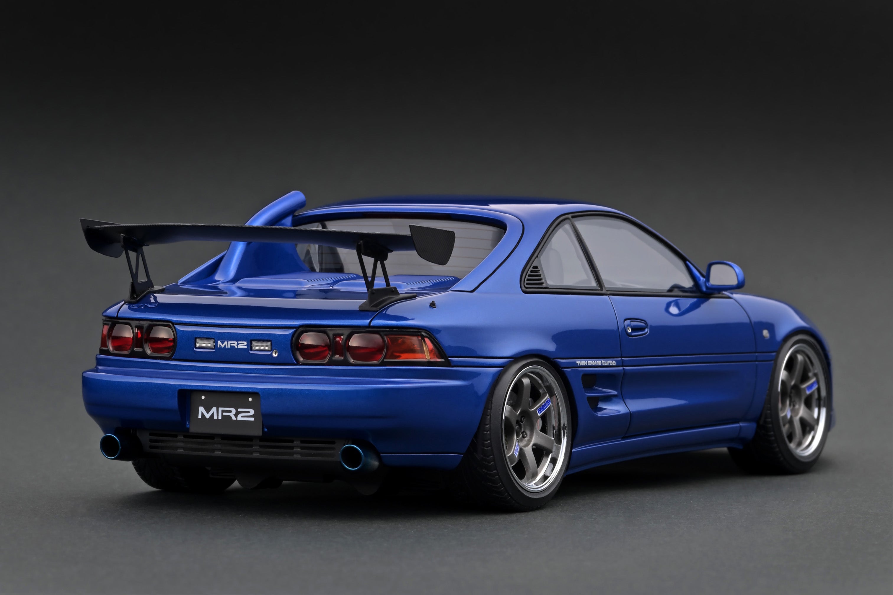 1:18 Scale Toyota MR2 SW20 Diecast Model Car - Blue Metallic Finish - Collectible Toy Car for Display & Racing Enthusiasts - Perfect for Home Office Decor, Car Shows & Gift Giving