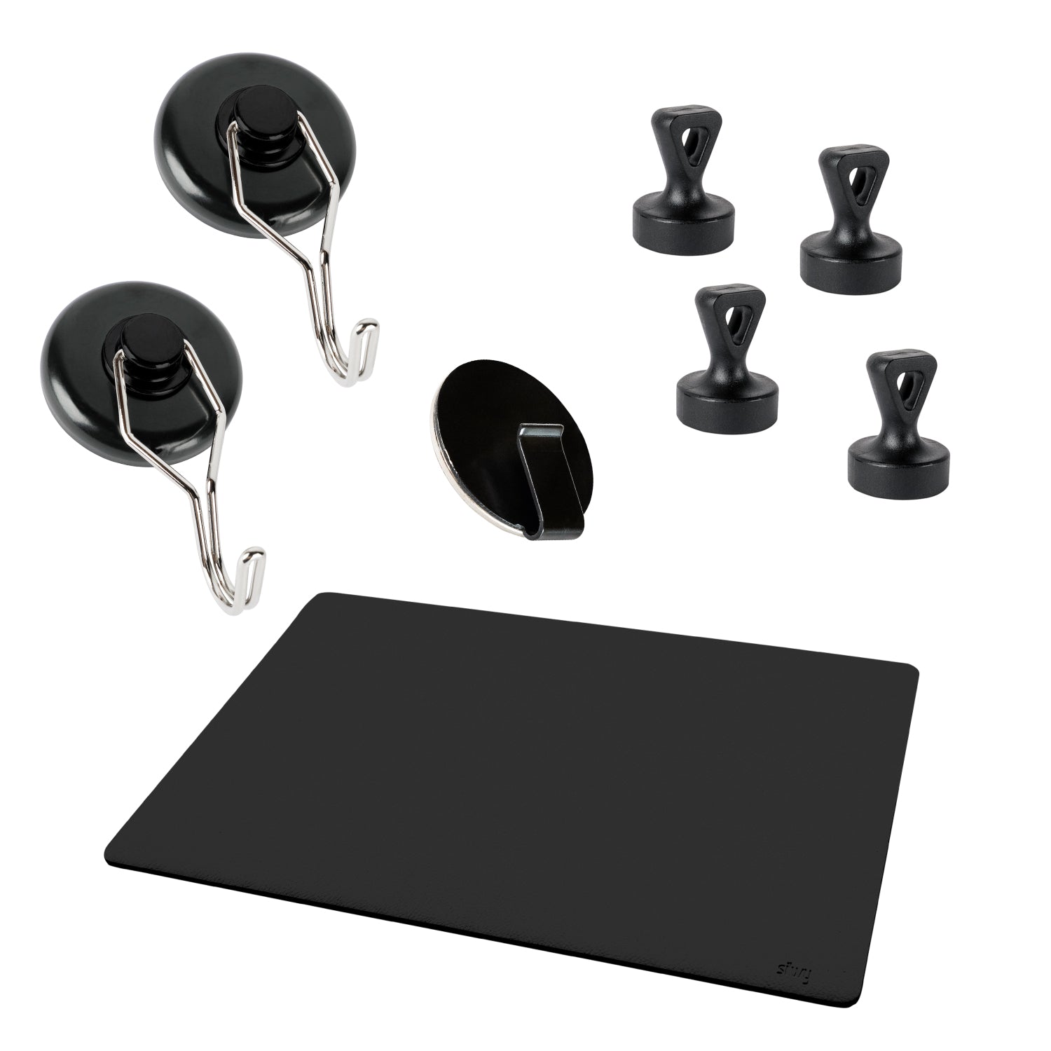 Premium Black Bulletin Board Set - Stylish Corkboard for Home, Office & Classroom Organization & Decoration