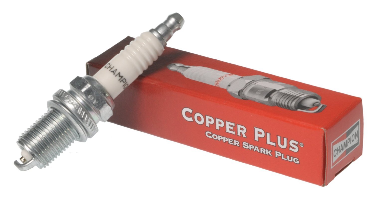 Champion (407) RS14LC Copper Plus Spark Plug - 4 Pack for High Performance Engines | Ideal for Automotive, Motorcycle & Small Engine Repair