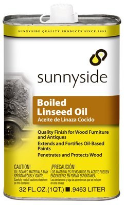 Pure Boiled Linseed Oil for Wood Finishing & Restoration - Natural Wood Sealer & Protector for Furniture, Floors, and DIY Projects | Fast-Drying, Non-Toxic, Eco-Friendly