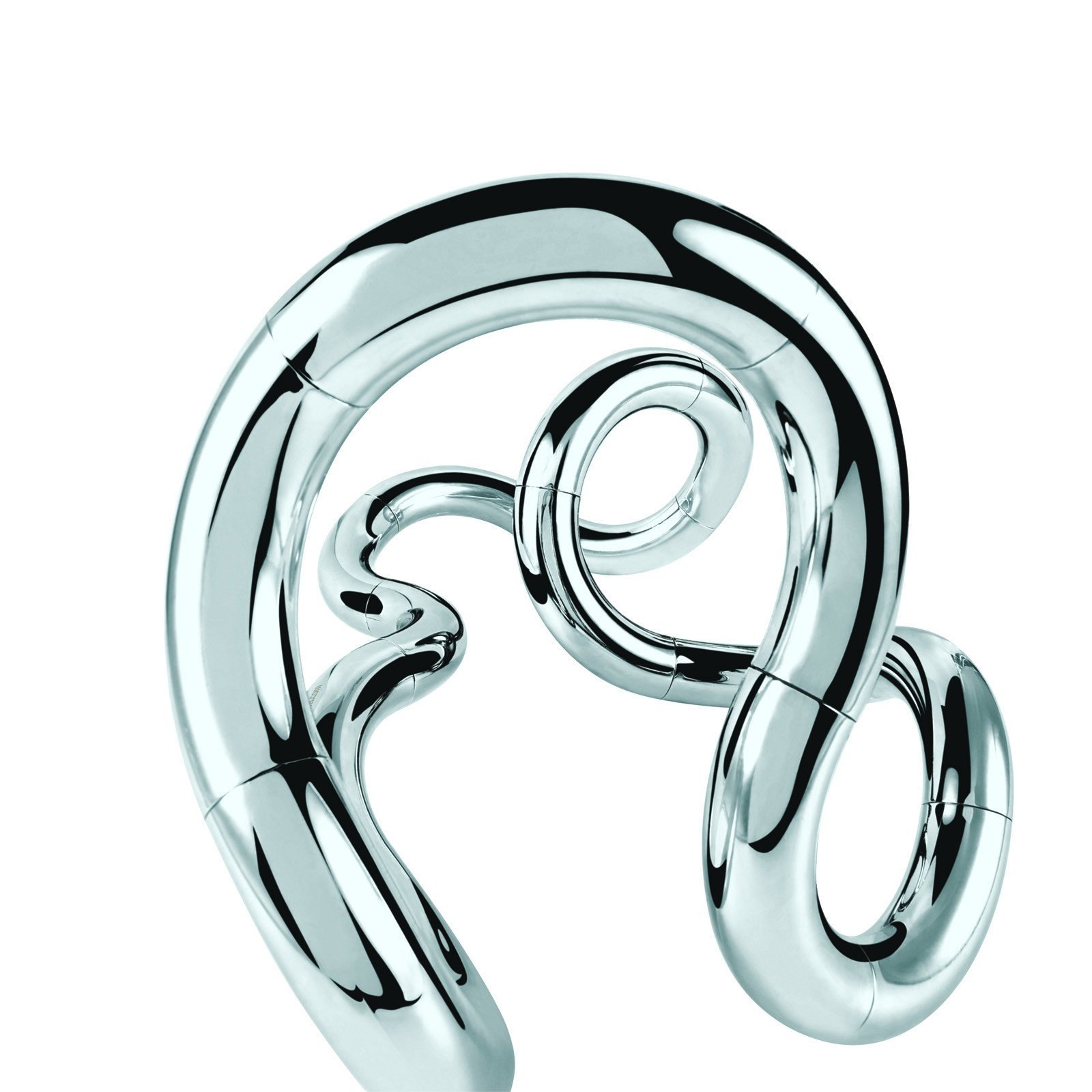 Tangle Museum Chrome Large Puzzle Fidget Toy - Stress Relief & Anxiety Reducer for Kids & Adults - Perfect for Office, Classroom, and Home Use