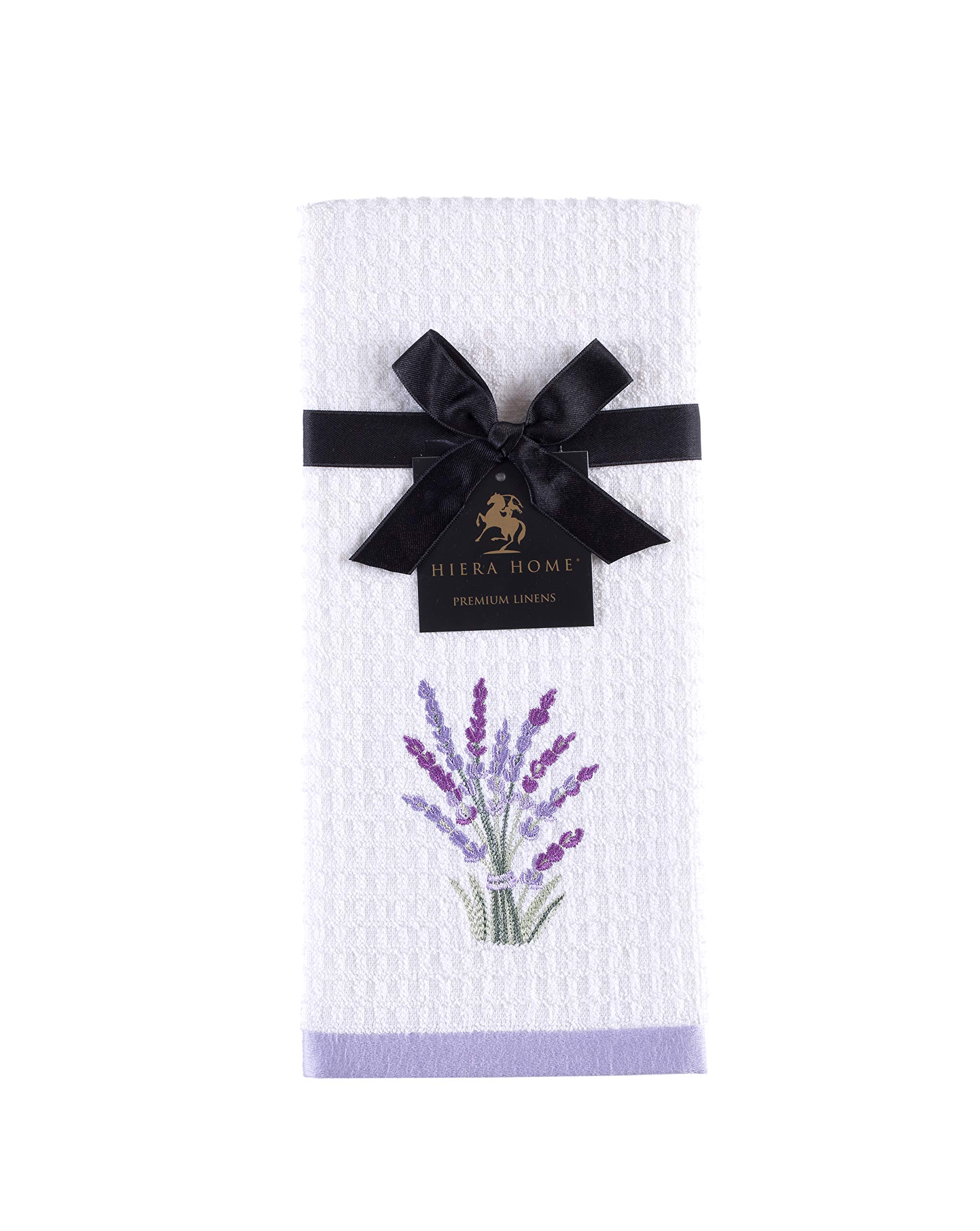 **Ultra Soft & Super Absorbent Cotton Kitchen Towels (24x16 Inches) – Natural Dish Towels Set of 2, Lavender – Perfect for Drying Dishes, Cleaning Countertops & Decor**