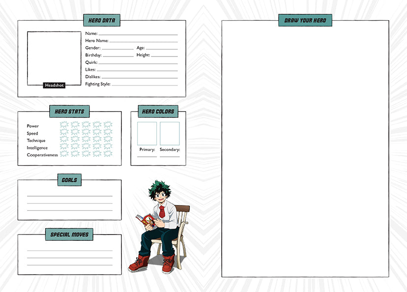 My Hero Academia: Heroes Journal - Anime Notebook for School, Work & Cosplay | MHA Merchandise for Fans & Collectors