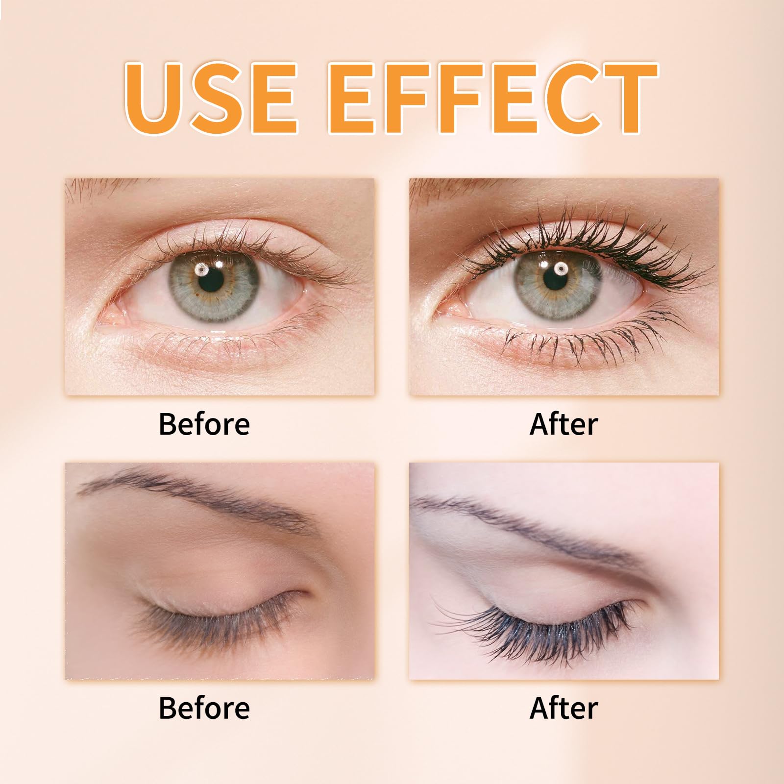LashLuxe Vegan Castor Oil Eyelash Growth Serum - Natural Lash Enhancer for Fuller, Longer Lashes | Cruelty-Free & Organic Formula | Perfect for Nighttime Lash Care & Daily Beauty Routine