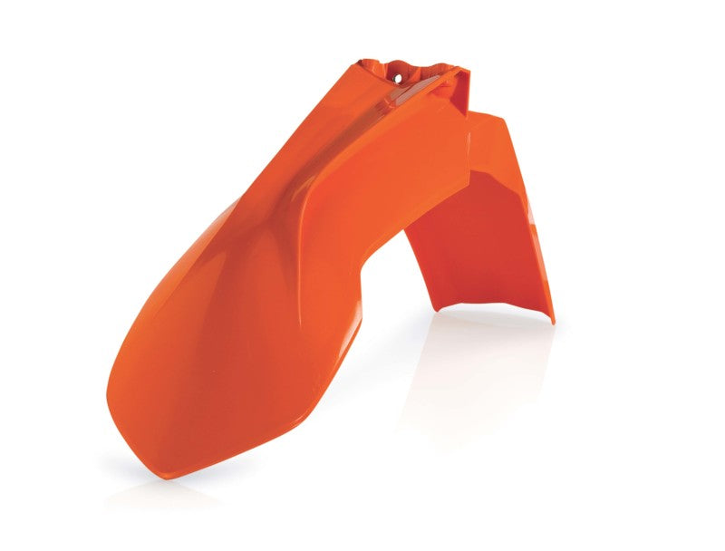 Acerbis 13-16 KTM SX125 SX150 SX250 XC SXF XCF EXC XCW XCFW Front Fender Orange - Dirt Bike Motocross Off-Road Replacement Part for Enhanced Performance & Style