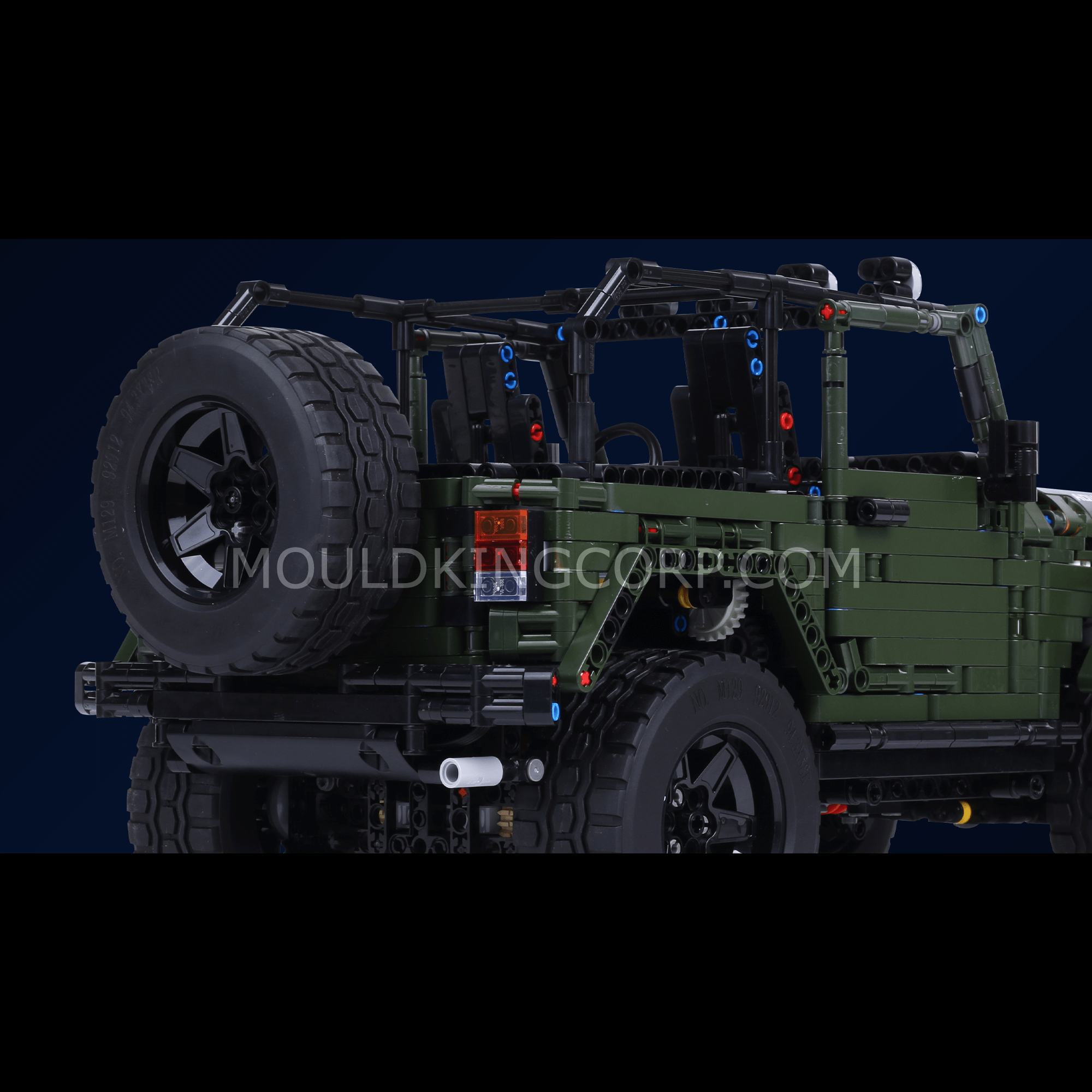 Mould King 13124 Wrangler RC Car Building Kit | 2096-Piece Remote Control Jeep Model for Adults & Teens – Perfect for STEM Learning, DIY Projects & Collectible Display