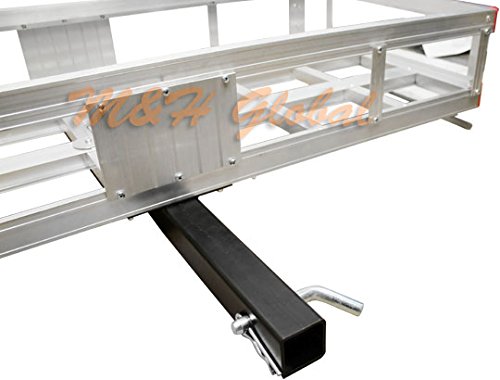 500 Lb Heavy Duty Aluminum Cargo Carrier - Truck Bed Hitch Receiver Rack for Hauling & Storage | Perfect for Camping, Road Trips & Outdoor Adventures