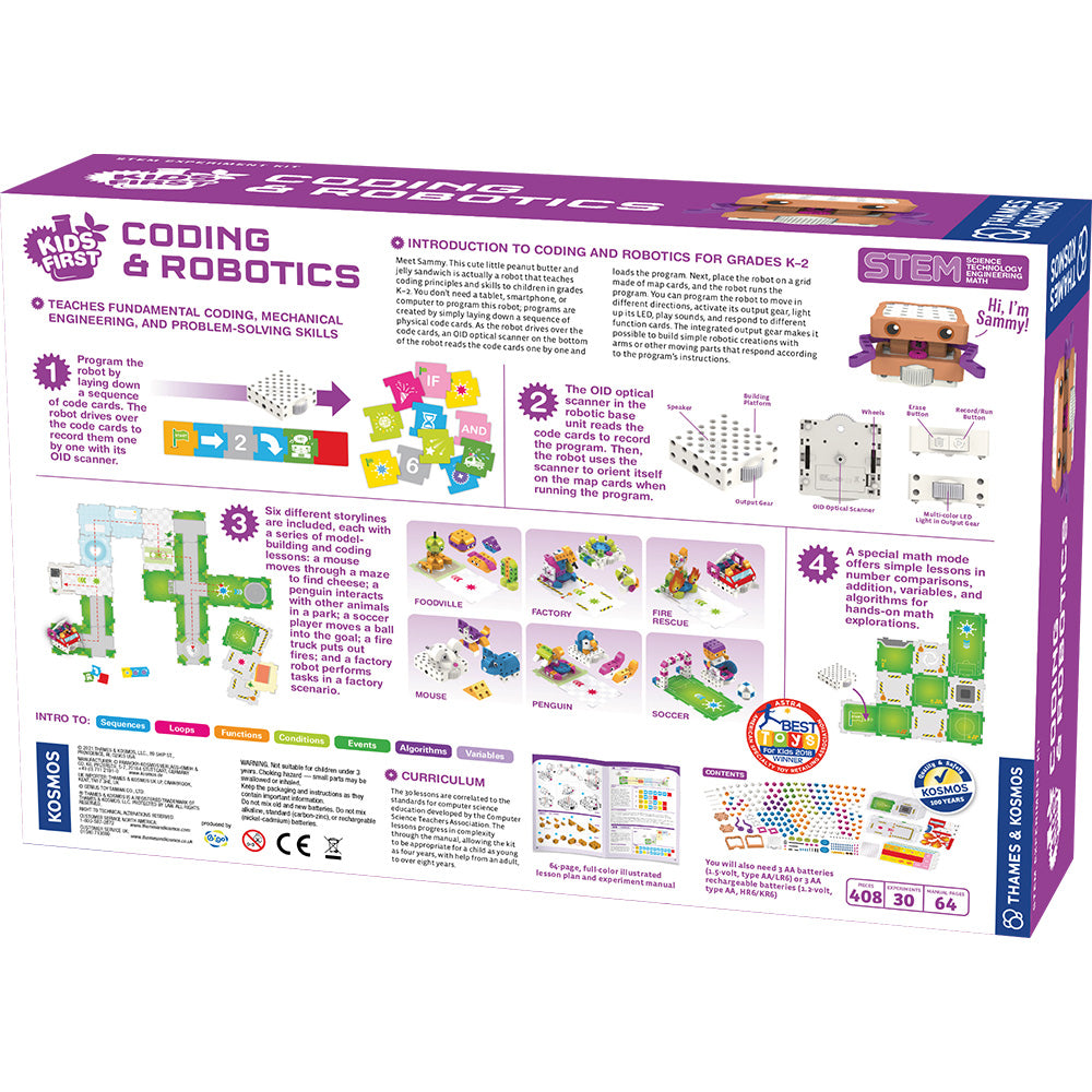 Kids First Coding & Robotics Kit - STEM Learning Toy for Children Ages 5-10 | Fun Educational Programming & Robot Building for Home & Classroom