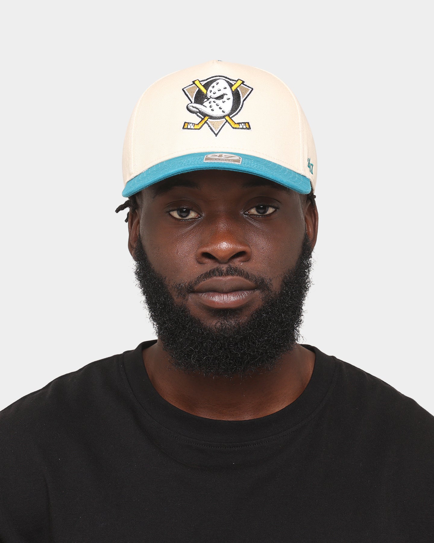 47 Brand Anaheim Ducks 'Ducks' Legend Replica '47 MVP DT Snapback Hat - Adjustable Snapback Cap for Men & Women - Perfect for Hockey Games, Sports Events and Casual Wear