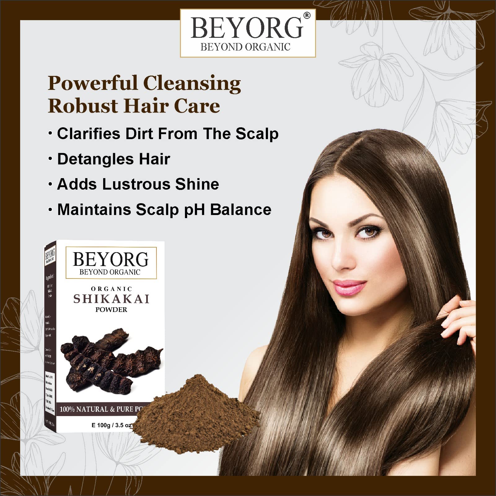Orange Peel Powder & Shikakai Powder Hair Pack - 200g Natural Hair Conditioner for Hair Fall Control | Safe Ayurvedic Treatment for Stronger, Healthier Hair | Perfect for Daily Hair Care Routine & Scalp Nourishment