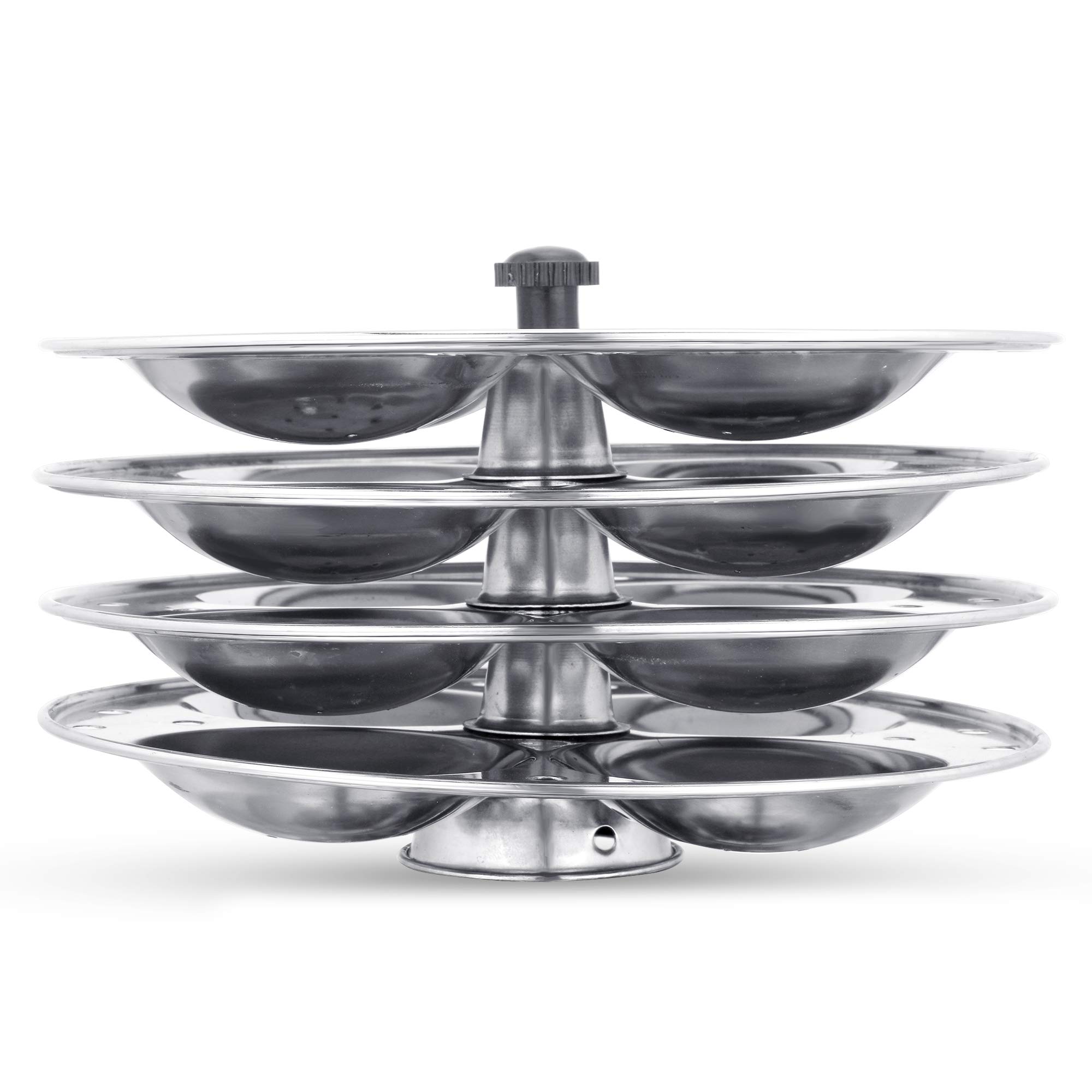 Premium Stainless Steel Idli Stand for Indian Cooking – 3-Tier Idli Maker for 12 Idlis – Food Grade, Dust Resistant & Ergonomic Design – Compatible with Pressure Cooker, Electric Pot & Instant Pot – Perfect for Home Kitchens & Indian Restaurants