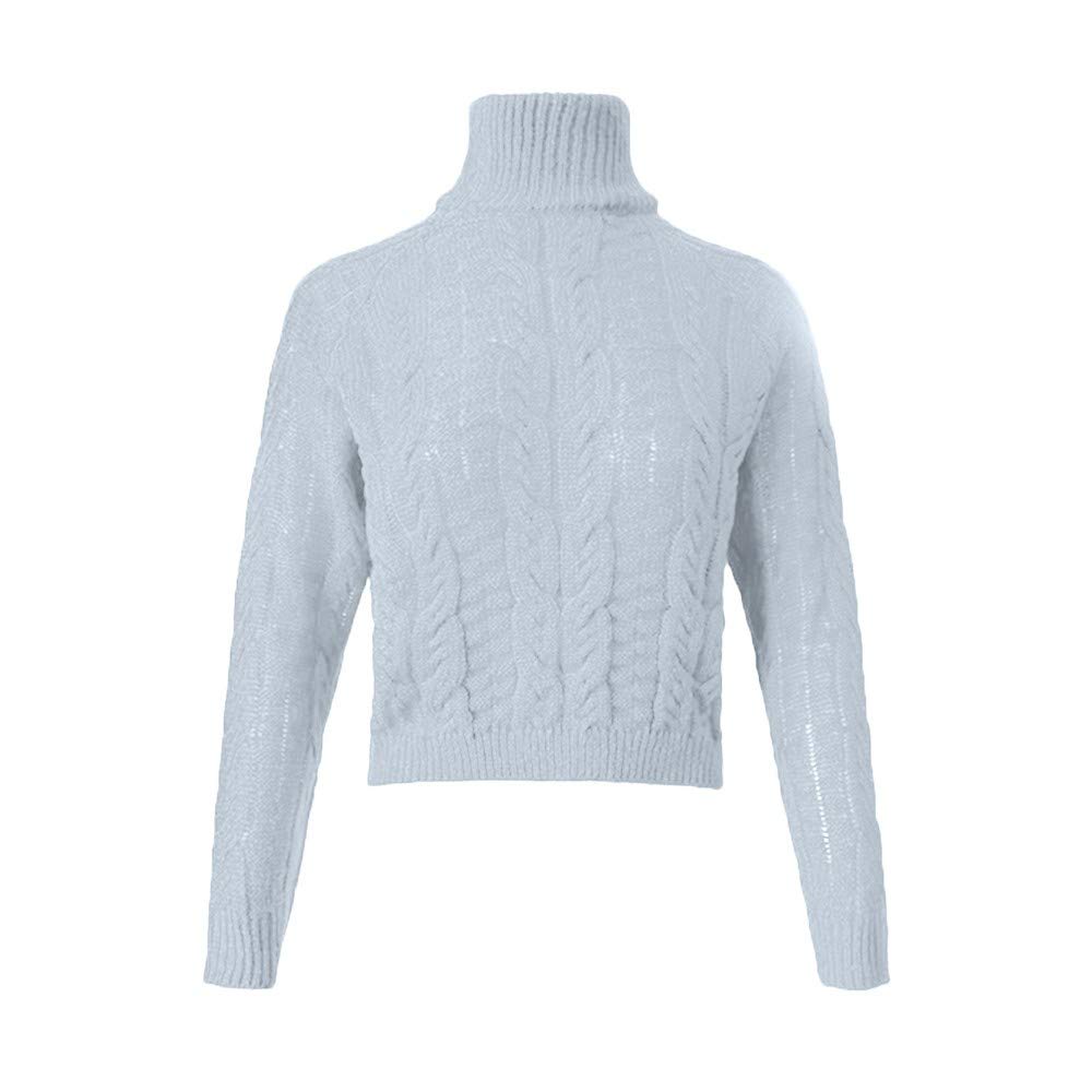 Kulywon Women's Winter High Neck Twist Knit Pullover Sweater - Geometric Pattern Casual Sweater for Work, Dating & Holiday Outfits
