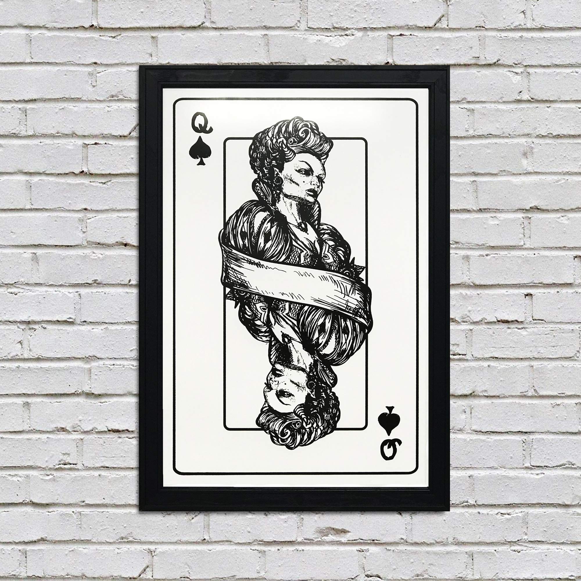 Poker Card Poster Art Prints - Unique Gifts for Poker Lovers - Royal Flush Wall Decor - Premium Playing Cards Artwork - Perfect for Game Rooms, Man Caves & Poker Party Decorations