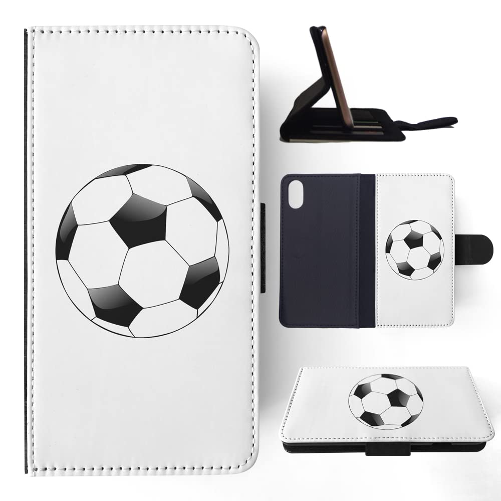 Premium Flip Wallet Phone Case for Apple iPhone X & Xs - Compatible with Sports & Football Fans | Perfect for Daily Use, Travel & Outdoor Activities