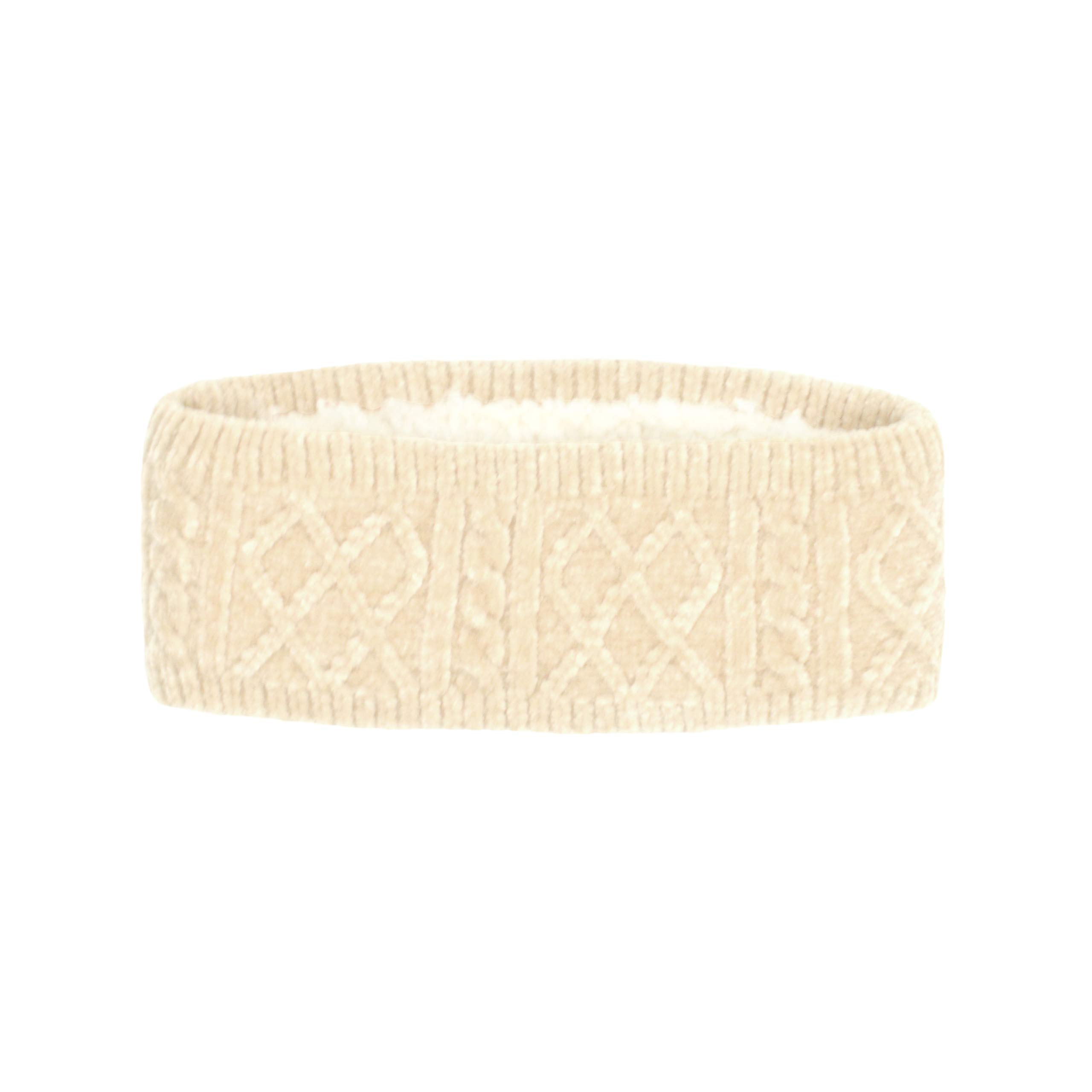 Vegan Winter Headbands for Women - Soft Stretch Ear Warmer Headwrap with Faux Fur Fleece Lining | Cozy Cold Weather Accessory for Running, Skiing & Outdoor Activities