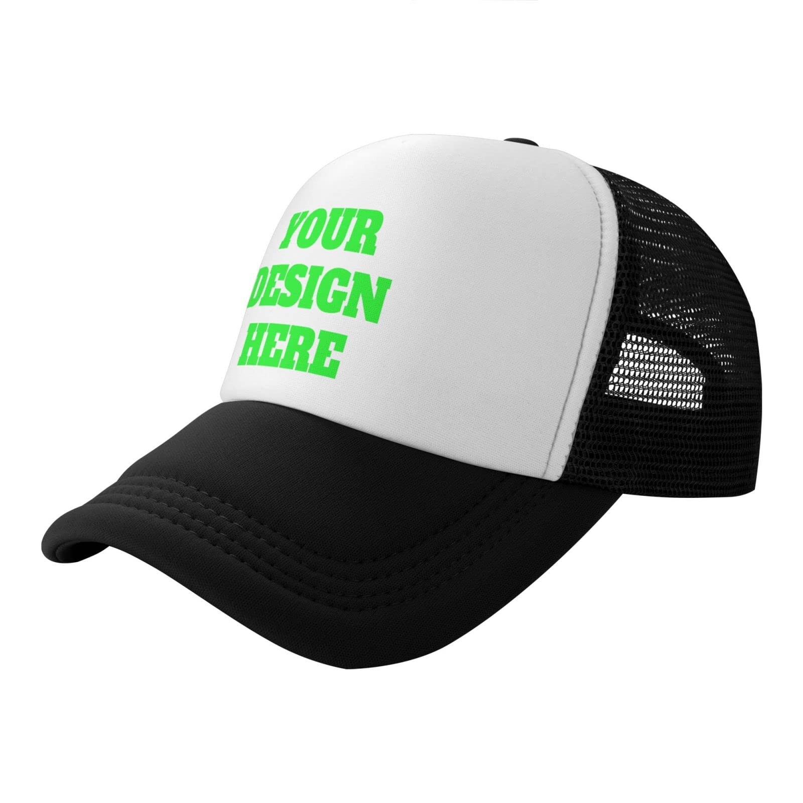 Custom Personalized Baseball Cap with Name, Logo & Text - Add Your Own Design for Parties, Golf & Sports - Unique Embroidered Hat for Men & Women