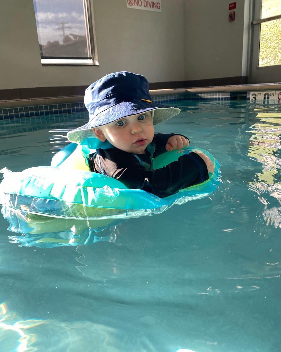Baby Sun Hat for Boys & Girls - UPF 50+ UV Protection Summer Bucket Hat for Toddlers & Kids, Breathable Cotton Beach Hat for Outdoor Play, Swimming & Travel