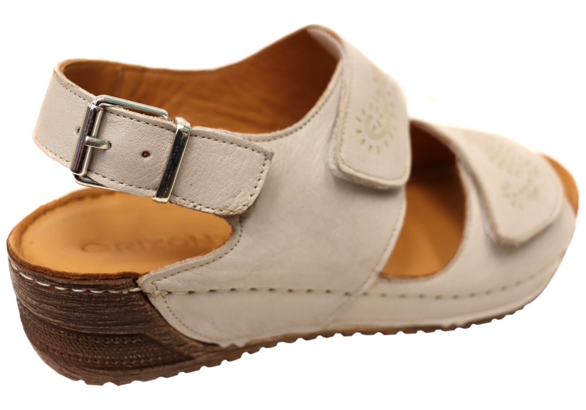 Orizonte Myorka Women's Comfortable Leather Sandals - European Style Summer Walking Shoes for Beach, Vacation & Casual Outings