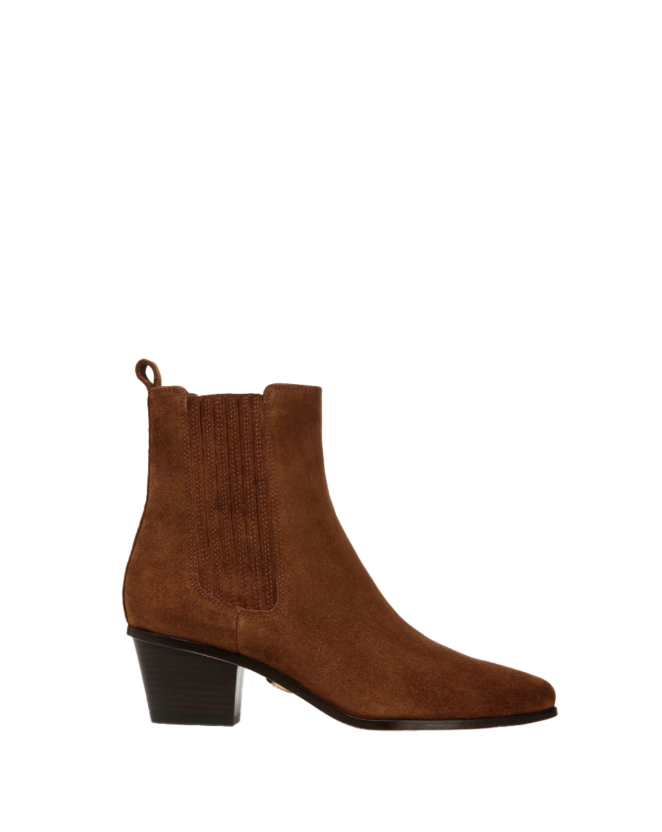 Alina Women's Suede Ankle Boots - Stylish & Comfortable Fall Winter Booties for Casual Outfits, Office Wear & Date Nights
