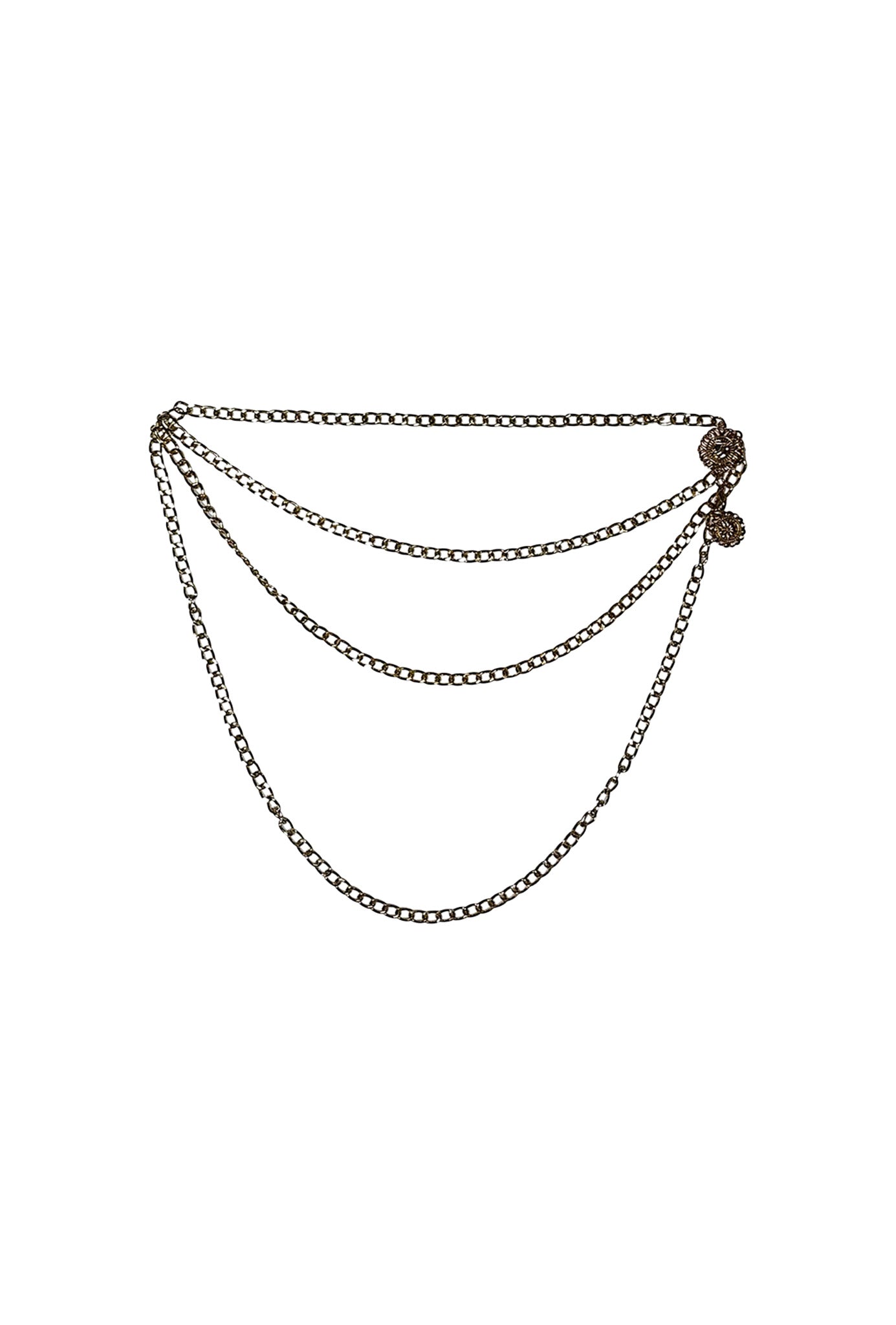 Ahoy Chain Belt - Gold Plated Waist Belt for Women | Fashion Accessory for Casual, Party & Evening Wear
