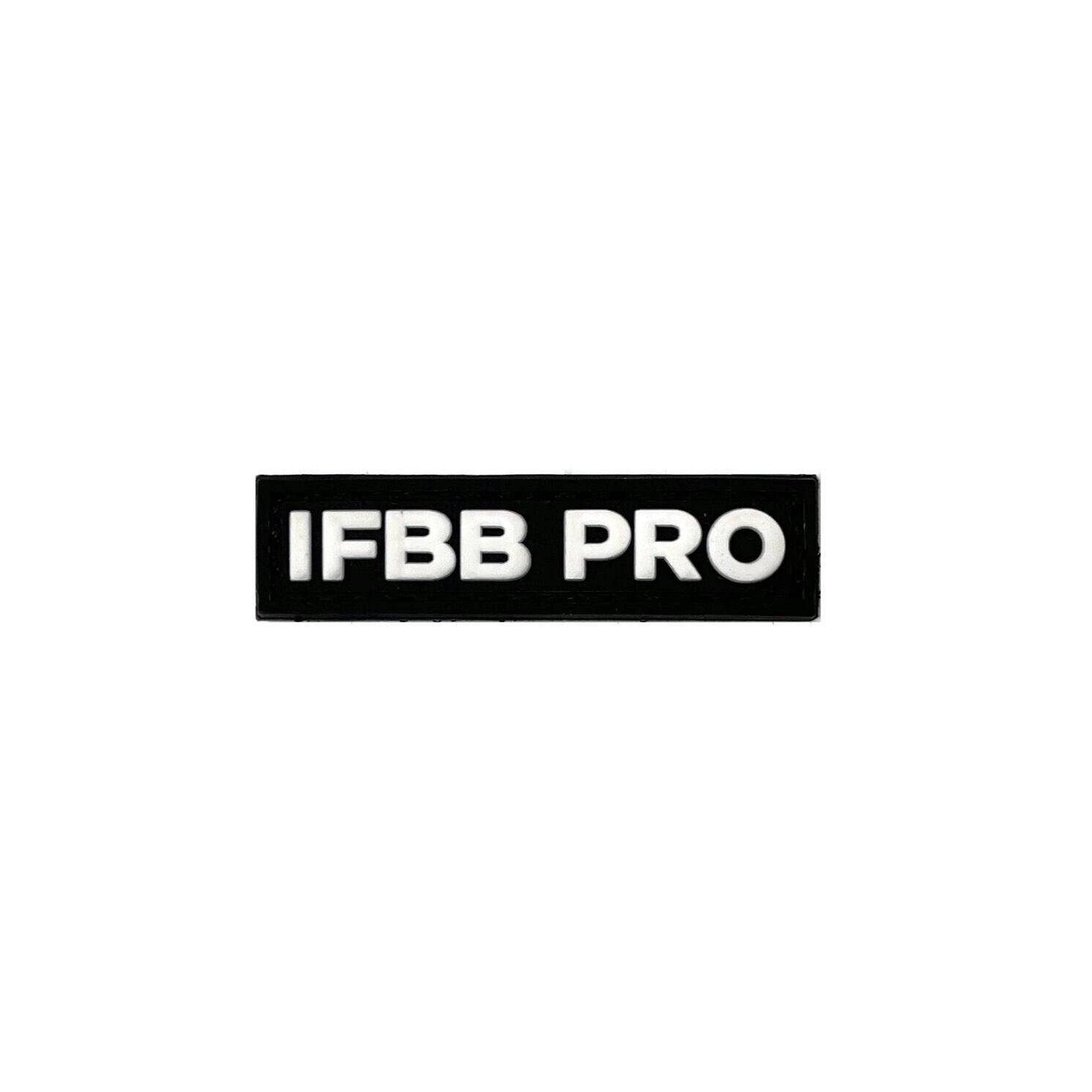 IFBB PRO Mini Patch - Premium Gym & Fitness Badge for Bodybuilding, Workout & Sports Apparel - Perfect for T-Shirts, Jackets & Bags