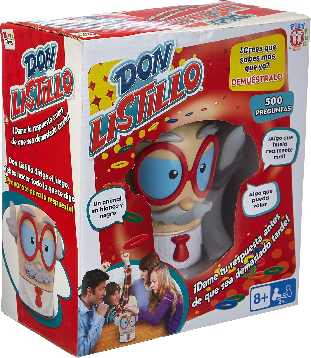 IMC TOYS Don Listillo Family Board Game - Fun Questions for Adults & Kids 8+ | Perfect for Parties & Game Nights