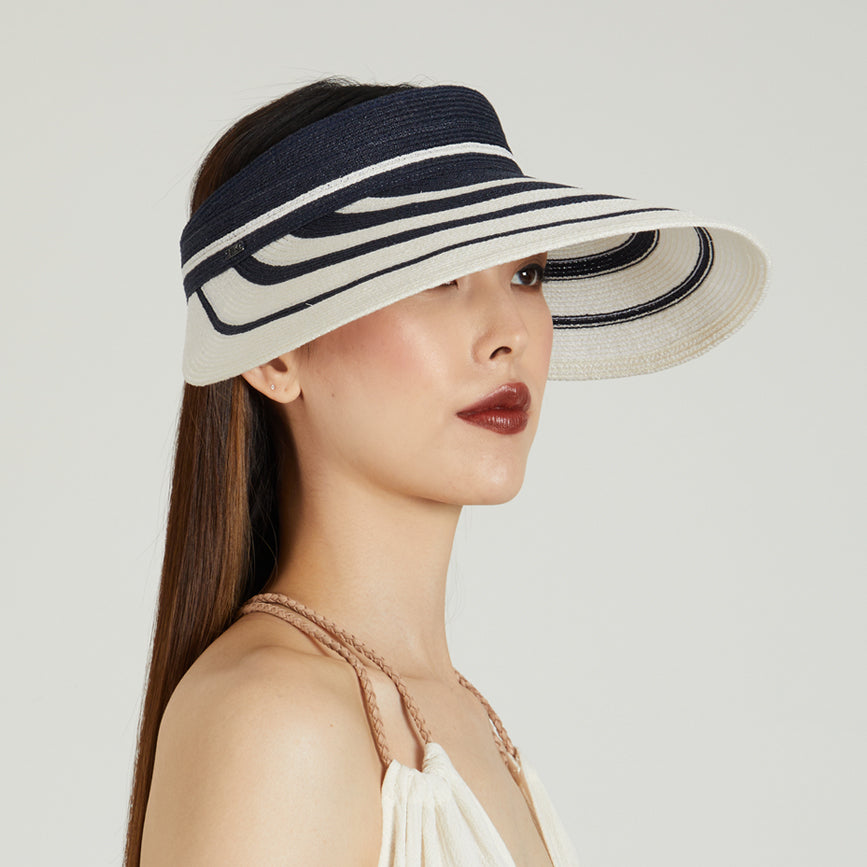 Trixie Hemp Packable Sun Visor Hat - Adjustable UV Protection for Women & Men - Perfect for Beach, Hiking, Golf & Outdoor Activities