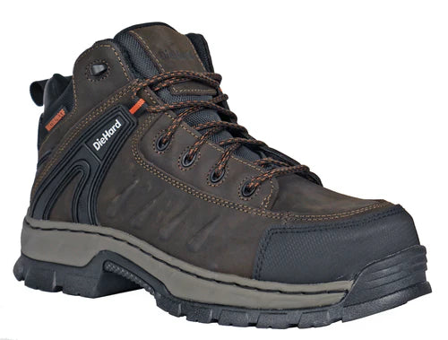 Squire Brown Composite Toe Work Boots - Lightweight Safety Shoes for Men & Women - OSHA Compliant for Construction, Warehouse & Outdoor Work