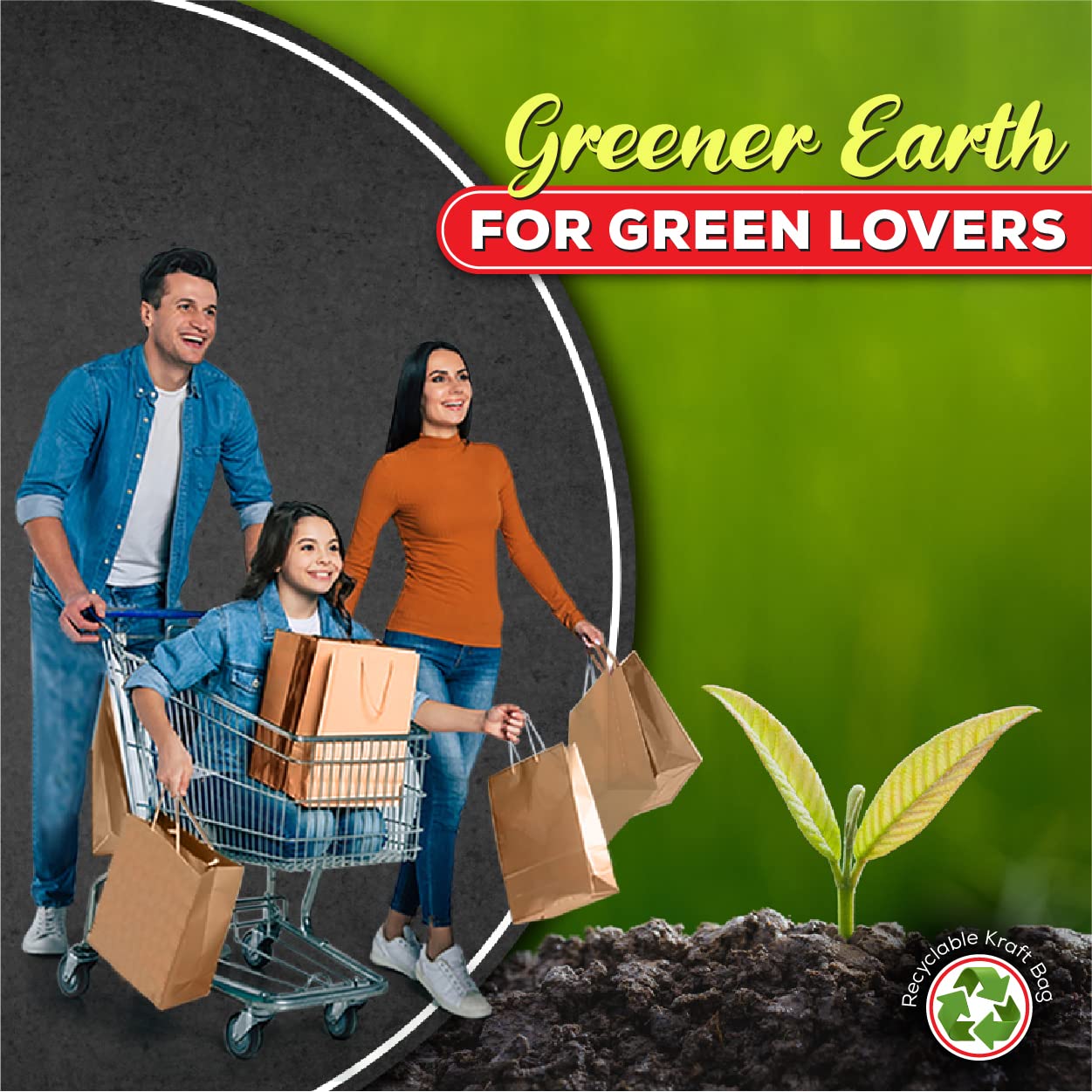 QUIDDITY WARE 300 Pack Brown Kraft Paper Bags with Handles - 8x4.5x10.5 Inches Bulk Gift Bags for Weddings, Parties, Shopping & Retail | Eco-Friendly Packaging for Stores, Events & Gifts