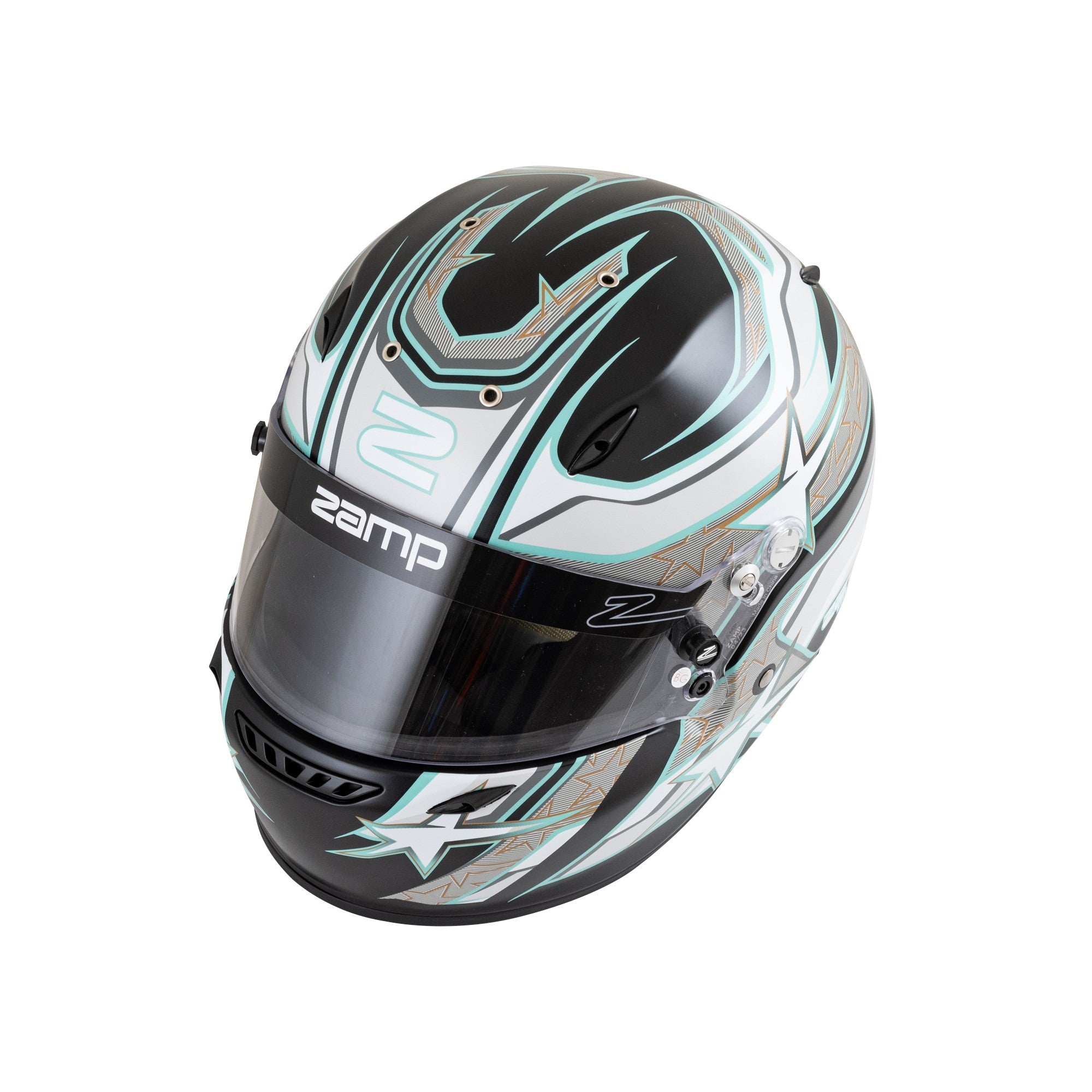 Zamp ZR 72 Graphic Racing Helmet - FIA8859-2015 & Snell SA2020 Certified - Made in Italy - Perfect for Motorsports, Track Days & High-Speed Racing