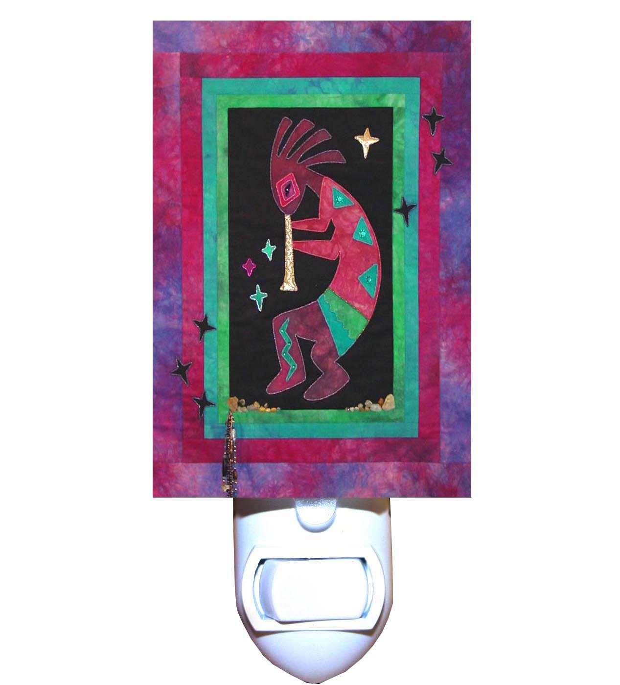 Kokopelli Decorative Night Light - Southwestern Style LED Plug-in Nightlight for Bedroom, Nursery, Hallway | Energy Efficient & Eye-Friendly Ambient Lighting