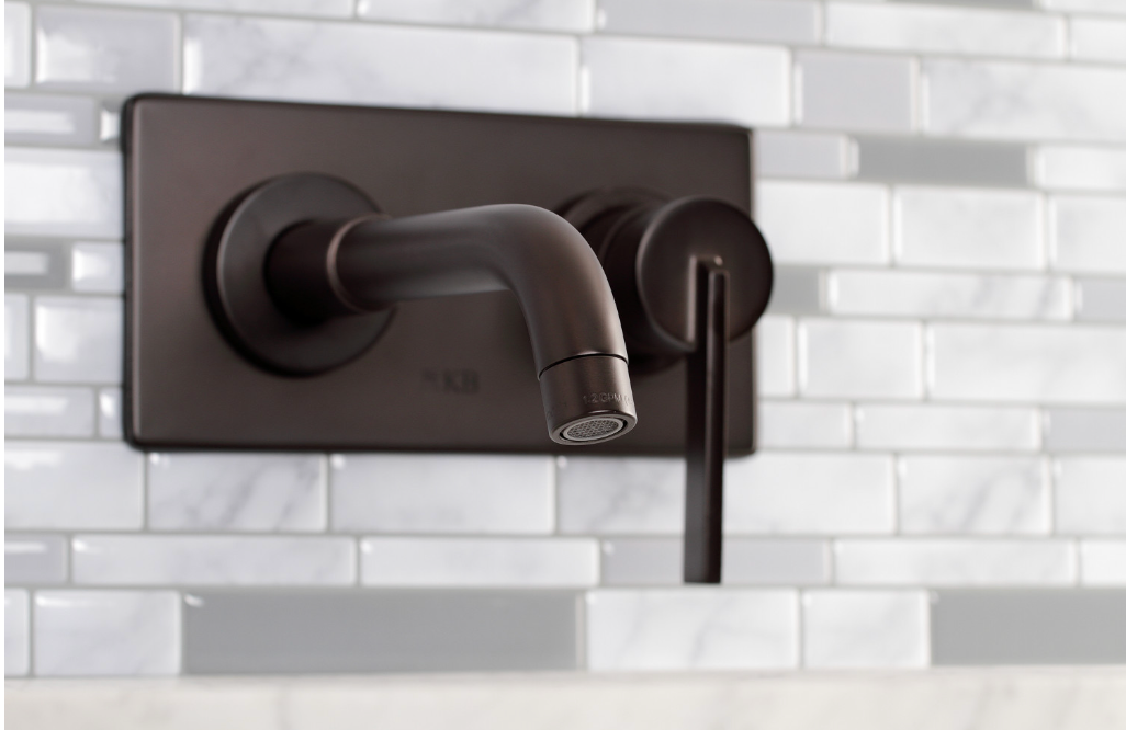 High-Quality Continental Single Handle 2 Hole Wall Mount Faucet - Perfect for Bathroom Sink, Kitchen, and Laundry Room Installation