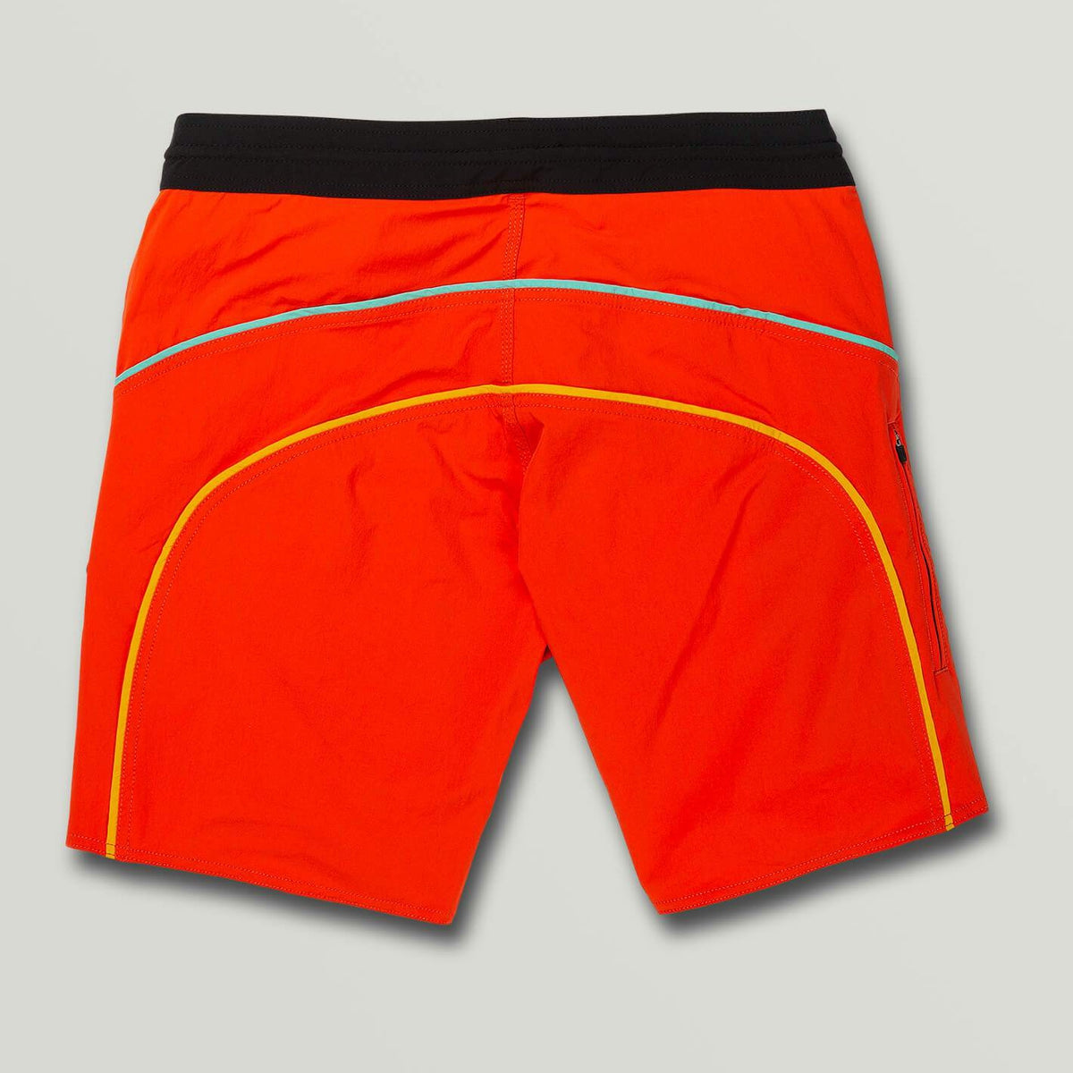 Volcom Rainbow Bridge Stoneys Boardshorts - Men's Swim Trunks in Pepper Red for Beach, Pool & Surfing