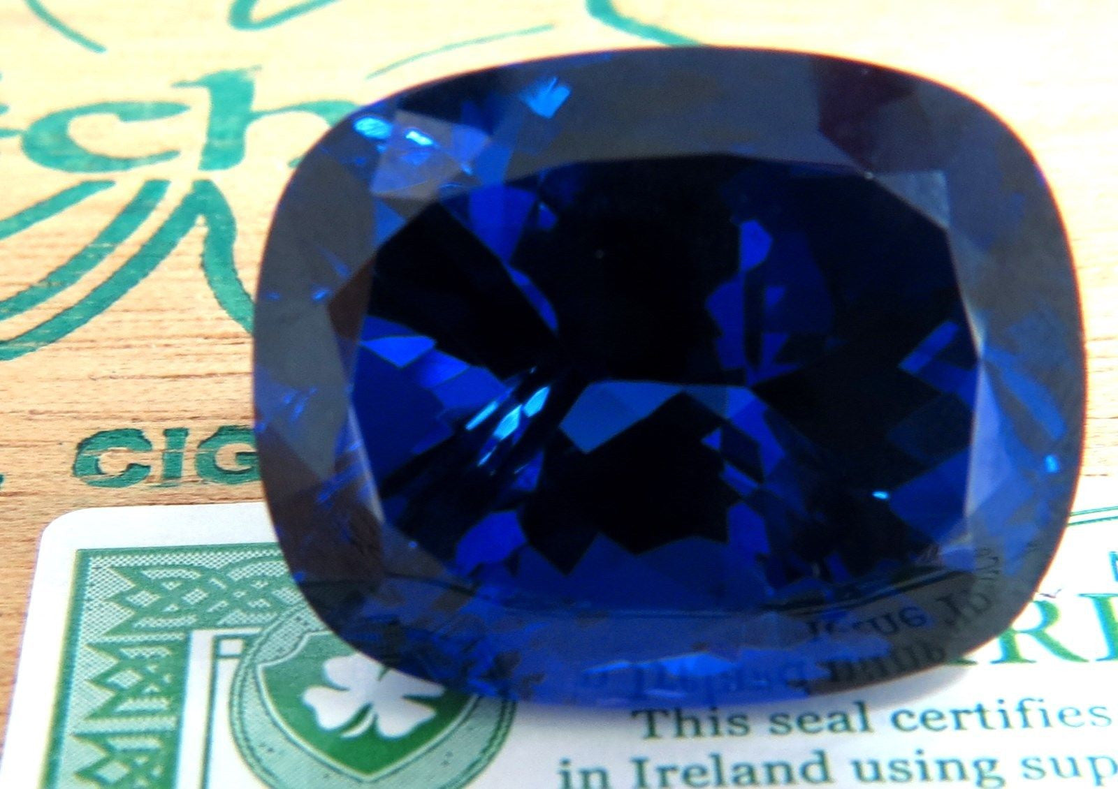 GIA Certified 58.21ct Natural Blue Cushion Cut Tanzanite Gemstone - Stunning Jewelry for Engagement Rings & Luxury Gifts