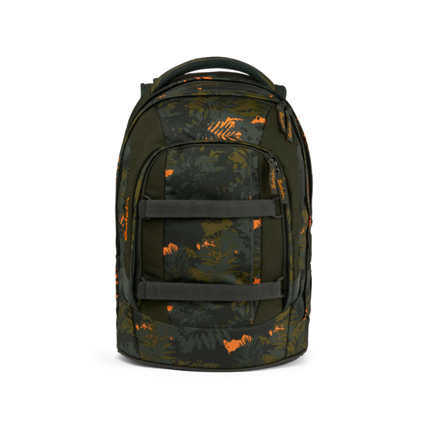 Satch Pack Jurassic Jungle Backpack for Kids - Dinosaur Themed School Bag with Multiple Pockets - Perfect for School, Travel & Outdoor Adventures