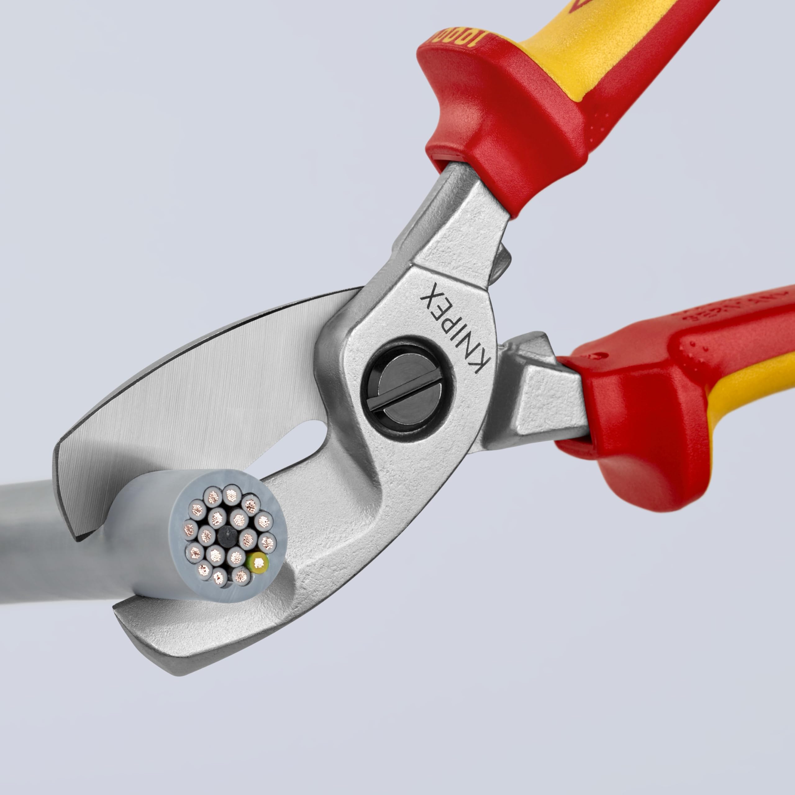 KNIPEX 1000V Insulated Cable Shears for Electricians