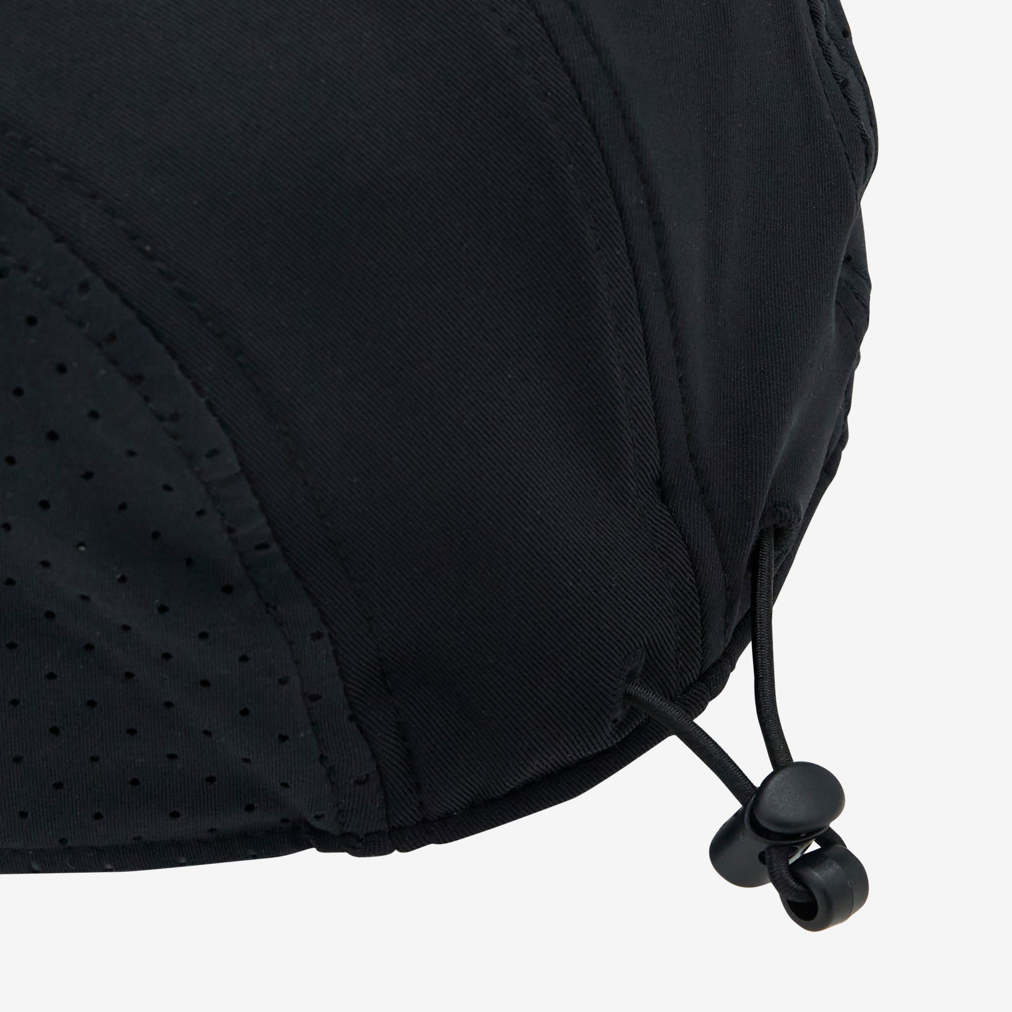 ACG Fly Cap Black with Reflective Silver Trim - Lightweight Adjustable Baseball Hat for Outdoor Sports & Urban Fashion