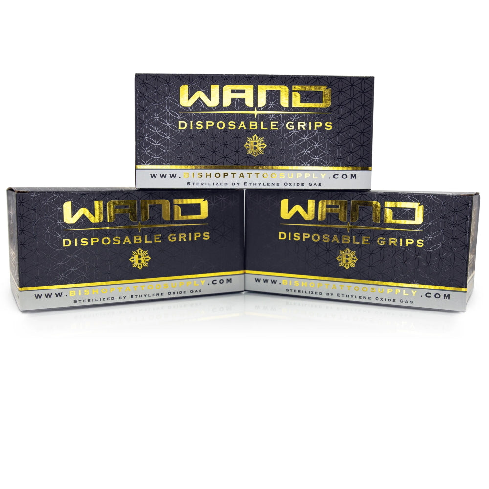 Bishop Rotary 0.75 Disposable Wand Grips - 15 Pack/Box - Perfect for Tattoo Artists, Salon Professionals & Hygienic Grip Solutions