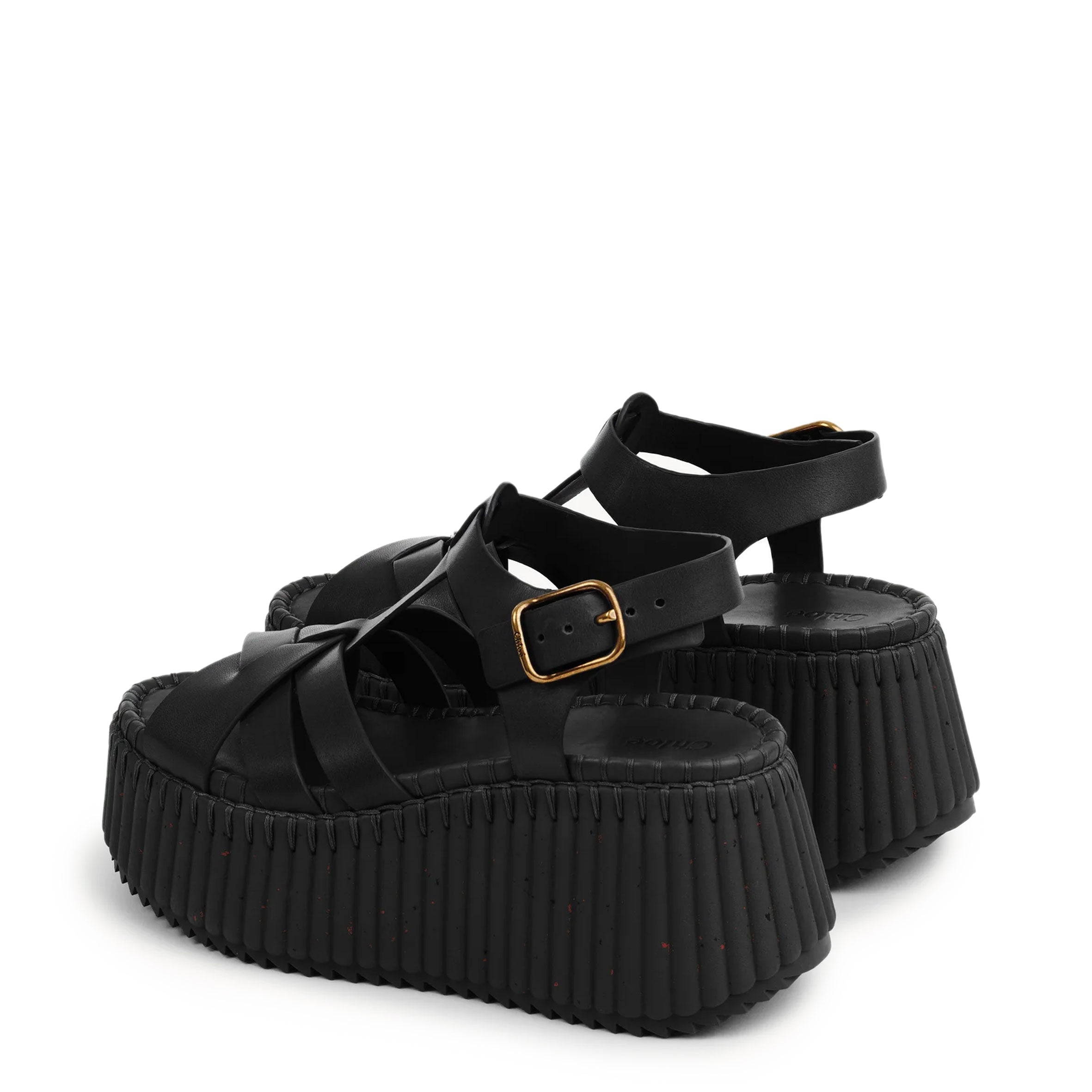 Nama Wedge Sandals in Tonal Black - Stylish & Comfortable Women's Shoes for Casual Wear, Beach, and Summer Outfits