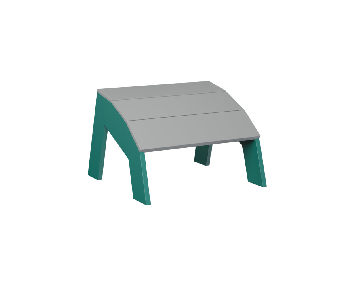 Berlin Gardens Nordic Adirondack Footstool - Outdoor Patio Furniture, Solid Wood Footrest for Garden, Deck & Poolside Relaxation