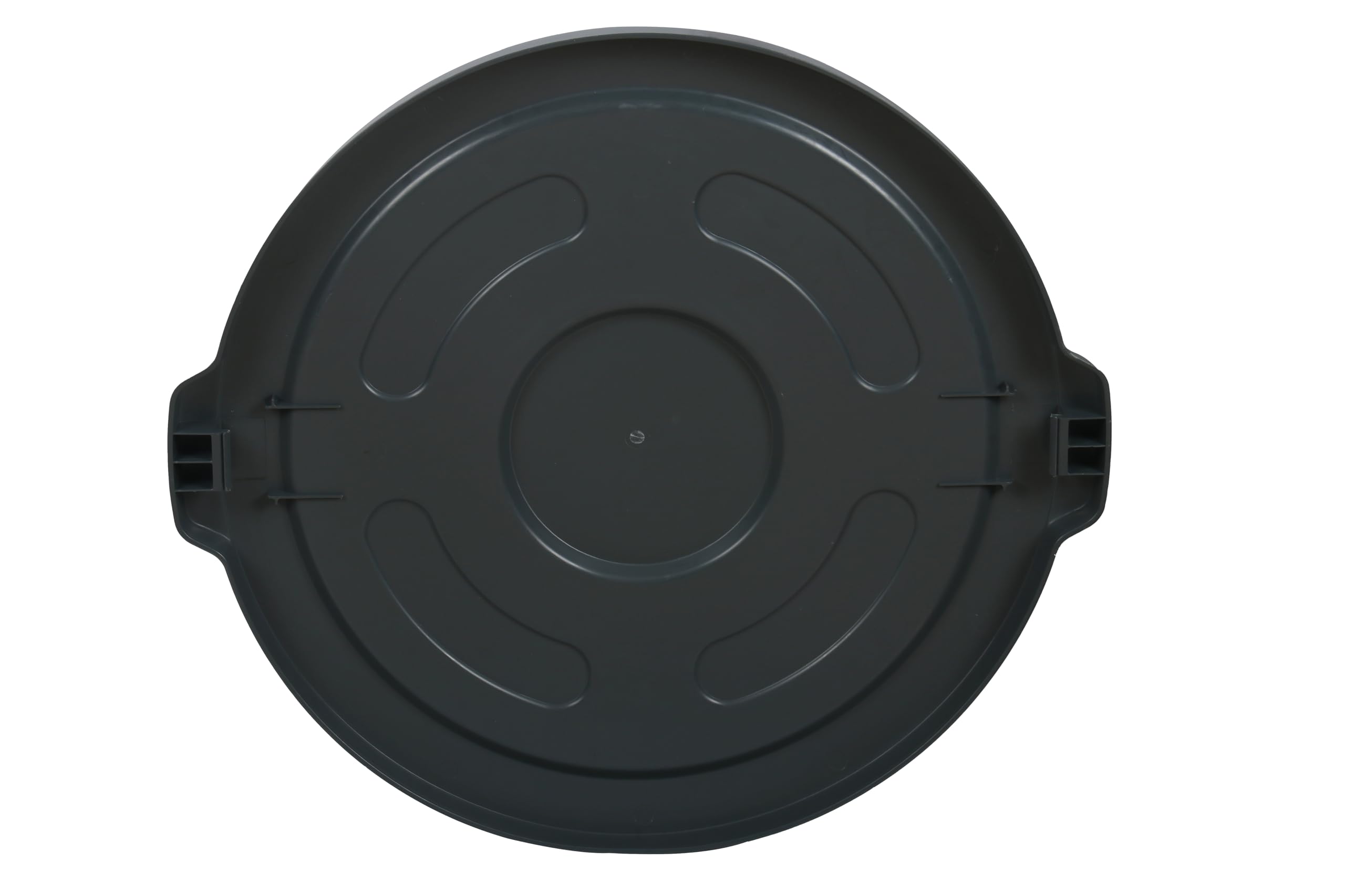 55 Gallon Round Trash Can Lid - Fits Plastic Prince Container, Gray | Durable Outdoor & Indoor Waste Bin Cover for Home, Office & Commercial Use