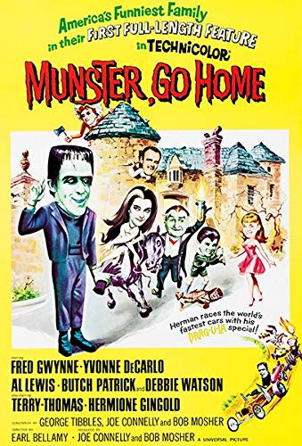 Munster, Go Home (1966) Vintage Movie Poster - Classic Comedy Film Collectible for Home Theater & Man Cave Decor
