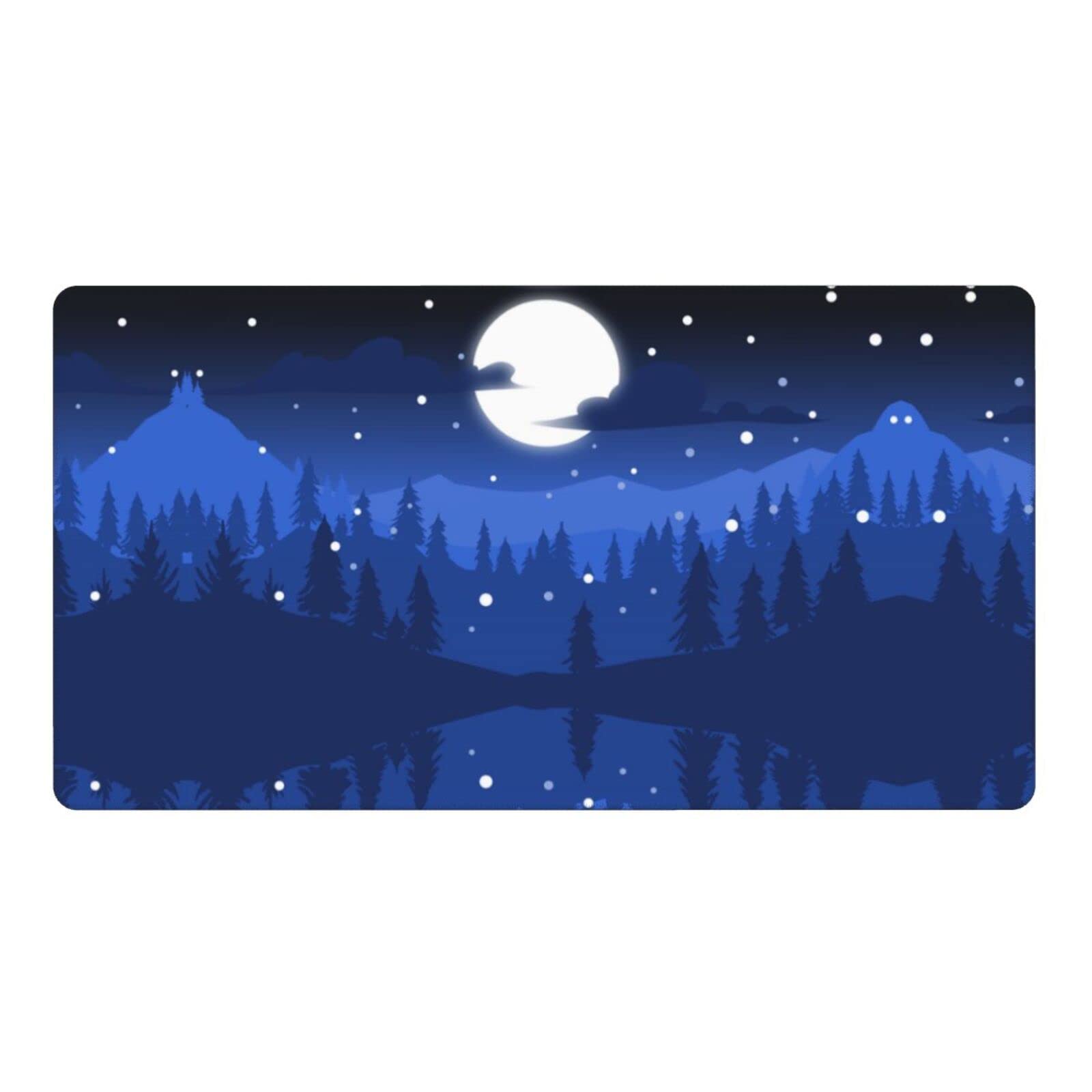Fantasy Landscape Large Mouse Pad - Extended Gaming Mouse Mat with Nature Design for Computer & Keyboard Desk - Perfect for Gaming, Office Work & Home Use
