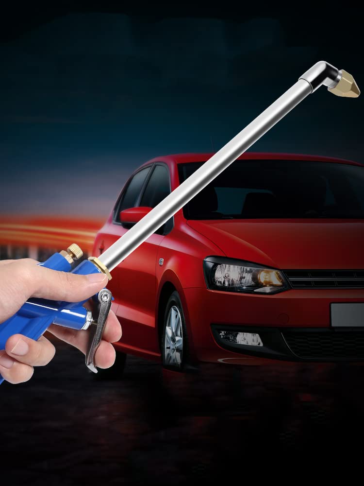 Pneumatic Water Cleaning Tool - High Pressure Car Wash Sprayer with 47.24 Inch Hose, Metal Auto Degreaser & Air Blow Gun for Vehicle Detailing | Perfect for Car Wash, Engine Cleaning & Garage Maintenance