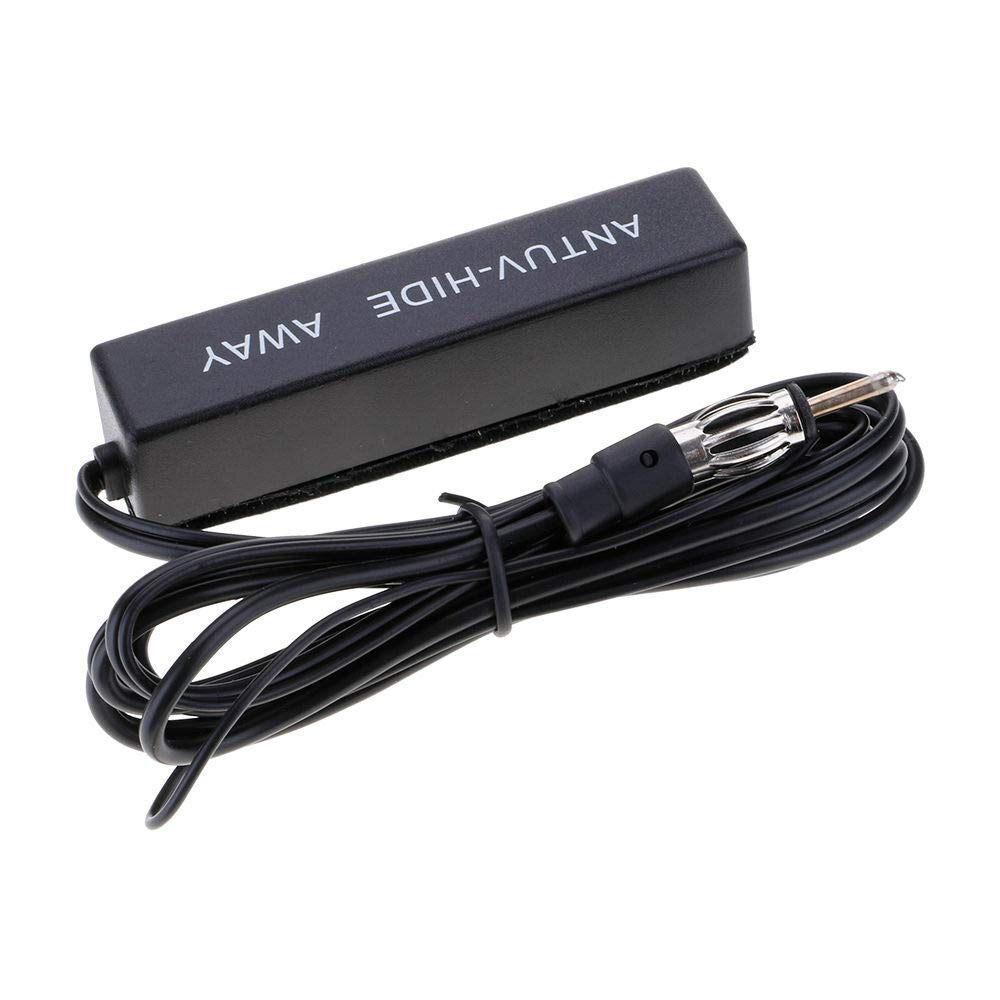 Universal Car Hidden Amplified Antenna Kit 12V Electronic Stereo AM/FM Radio - Enhanced Signal Reception for Clear Audio in Vehicles, Trucks & RVs - Perfect for Road Trips & Commuting